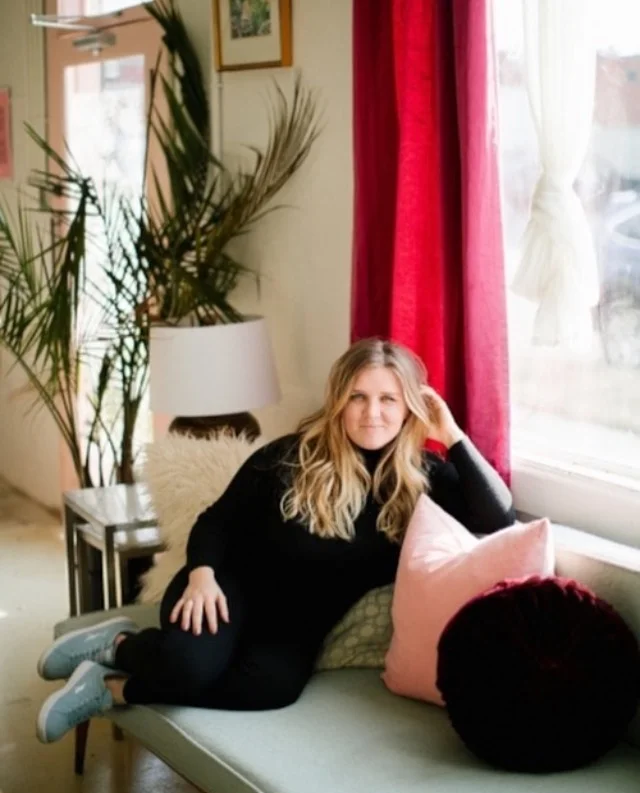 Katie at the studio. Photo by Erin McCall