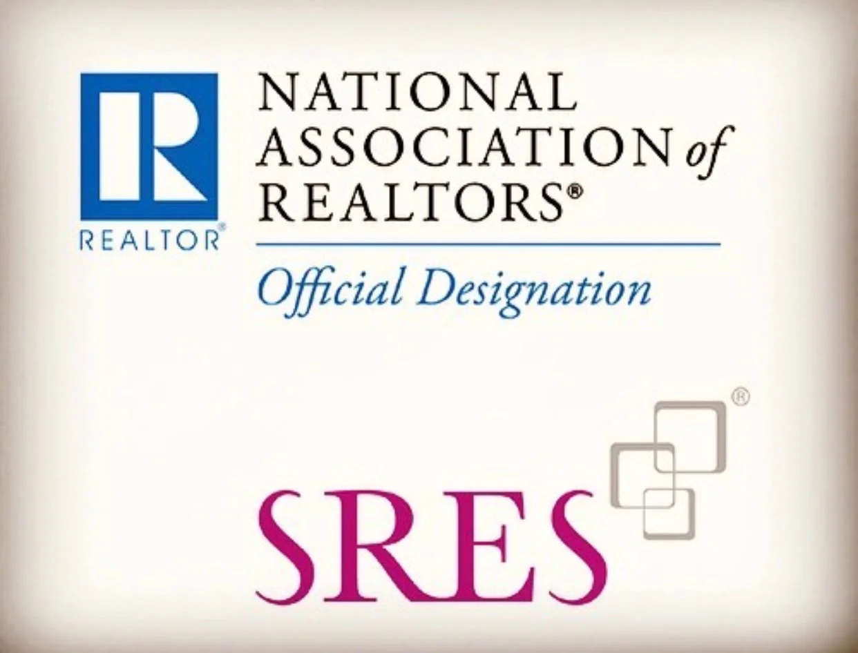National Association of Realtors Official designation and Seniors Real Estate Specialist® (SRES®) designation. 