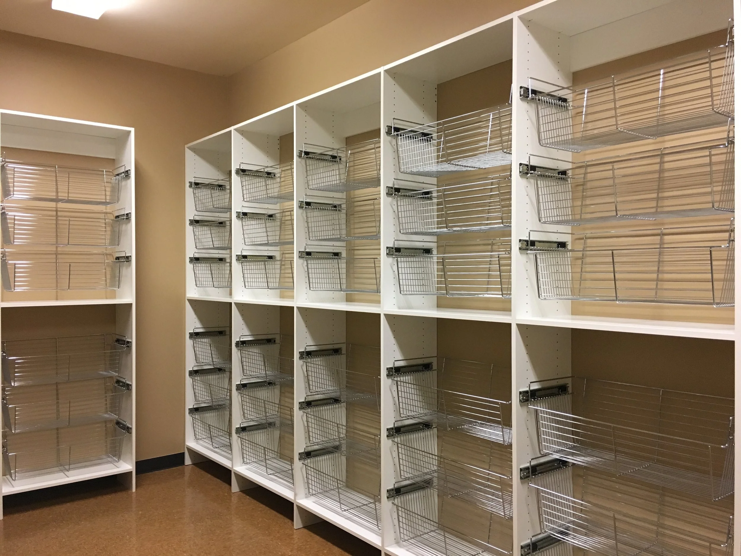 BRAND SPANKIN' new closet system!