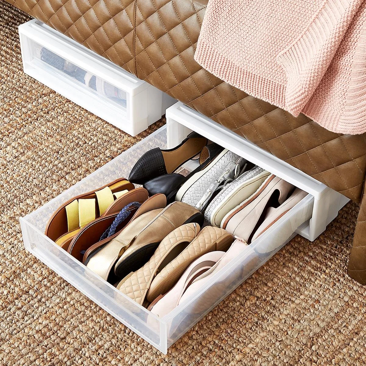 Under Bed Shoe Drawer