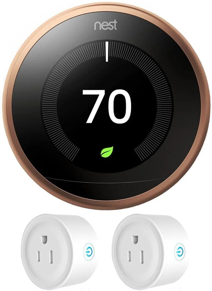 Nest Thermostat + Wifi Smart Plugs