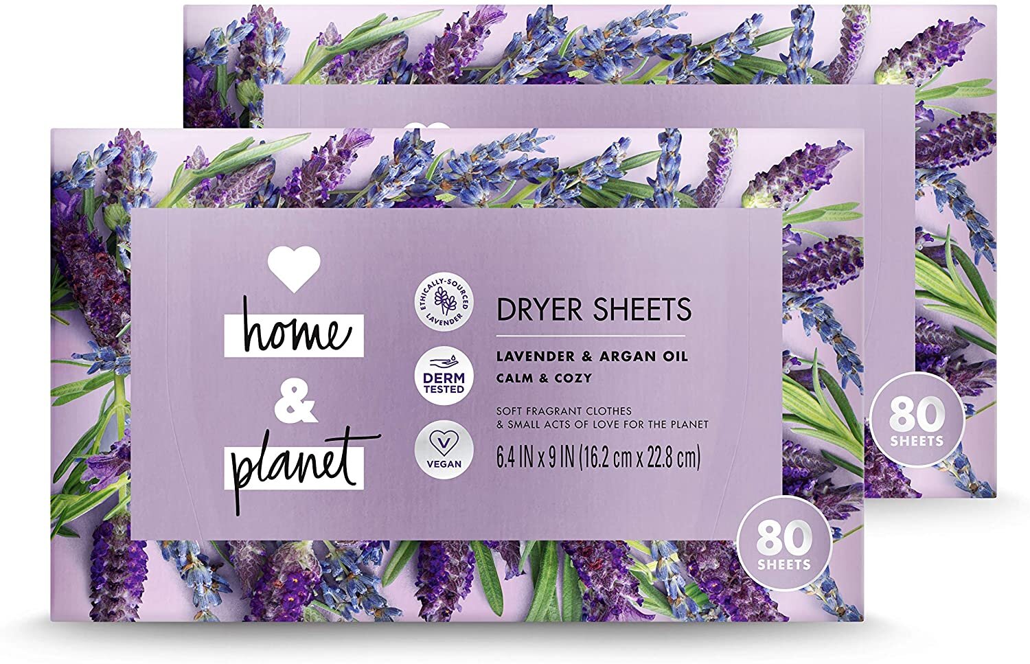 Love home and planet dryer sheets