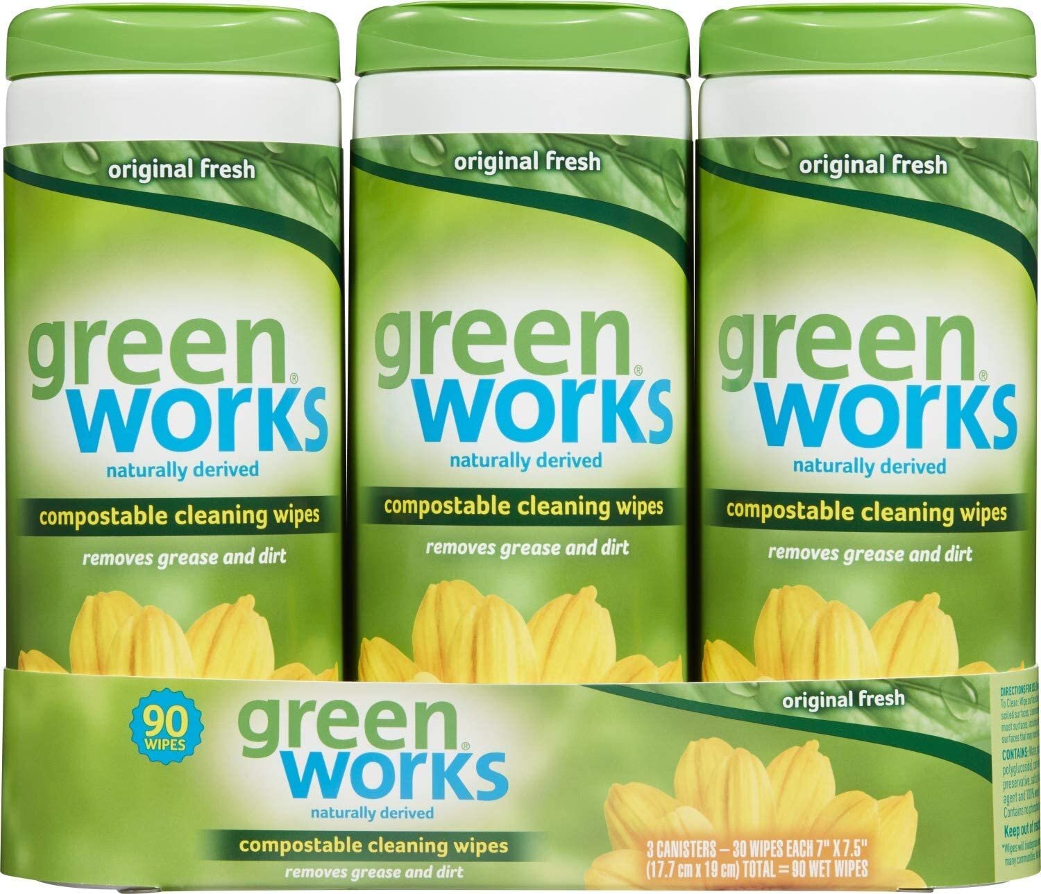 Green works compostable cleaning wipes