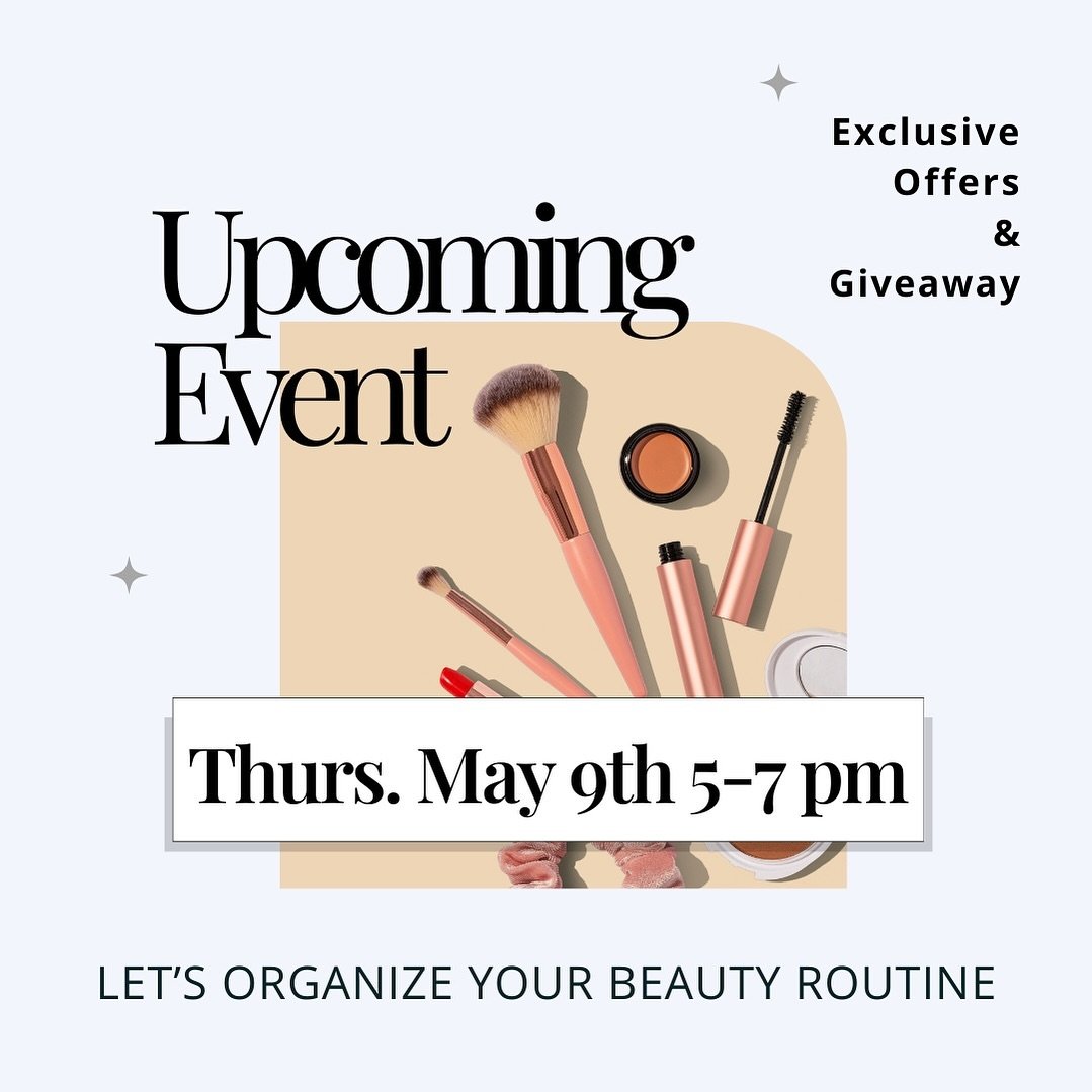 🌟 Mark your calendars ladies!

Elevate your beauty &amp; self care routine with us next week at The Beauty Mrkt. Join Help You Dwell&rsquo;s lead organizer, @skateplate for expert tips on organizing your beauty essentials! Enjoy exclusive shopping p