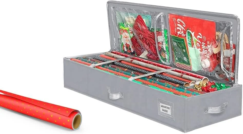 Under Bed Gift Wrap Organizer