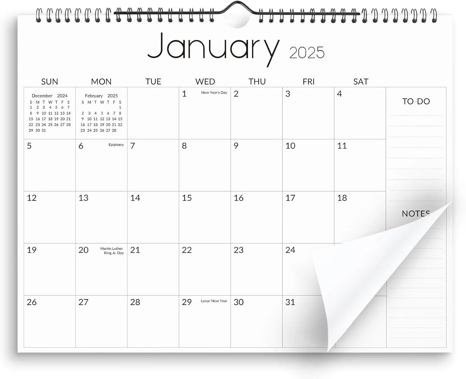 2025 Wall Calendar