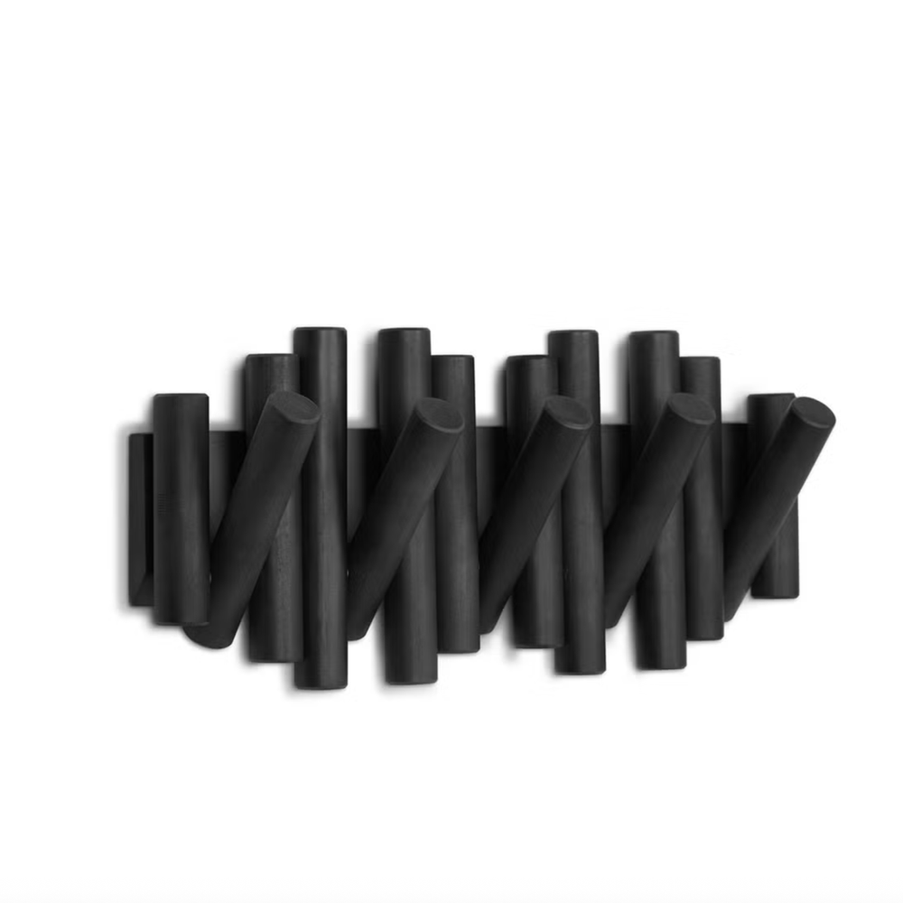 Black Picket Rail Hooks