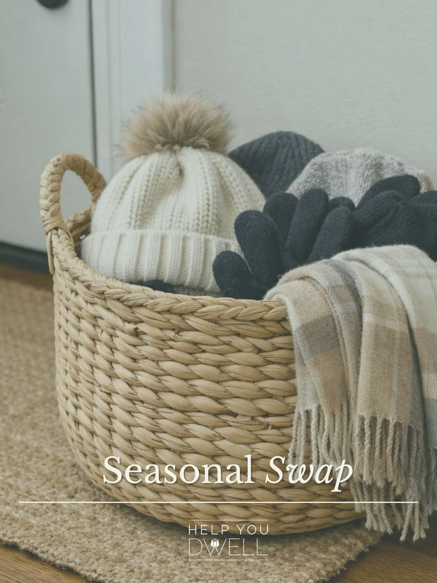 Seasonal storage tip ❄️
Brrr&mdash;it&rsquo;s cold, and the last thing you want to do on your way out the door is dig through the top of your closet for hats and gloves.

Keep cold-weather accessories near the door, store off-season items higher or f