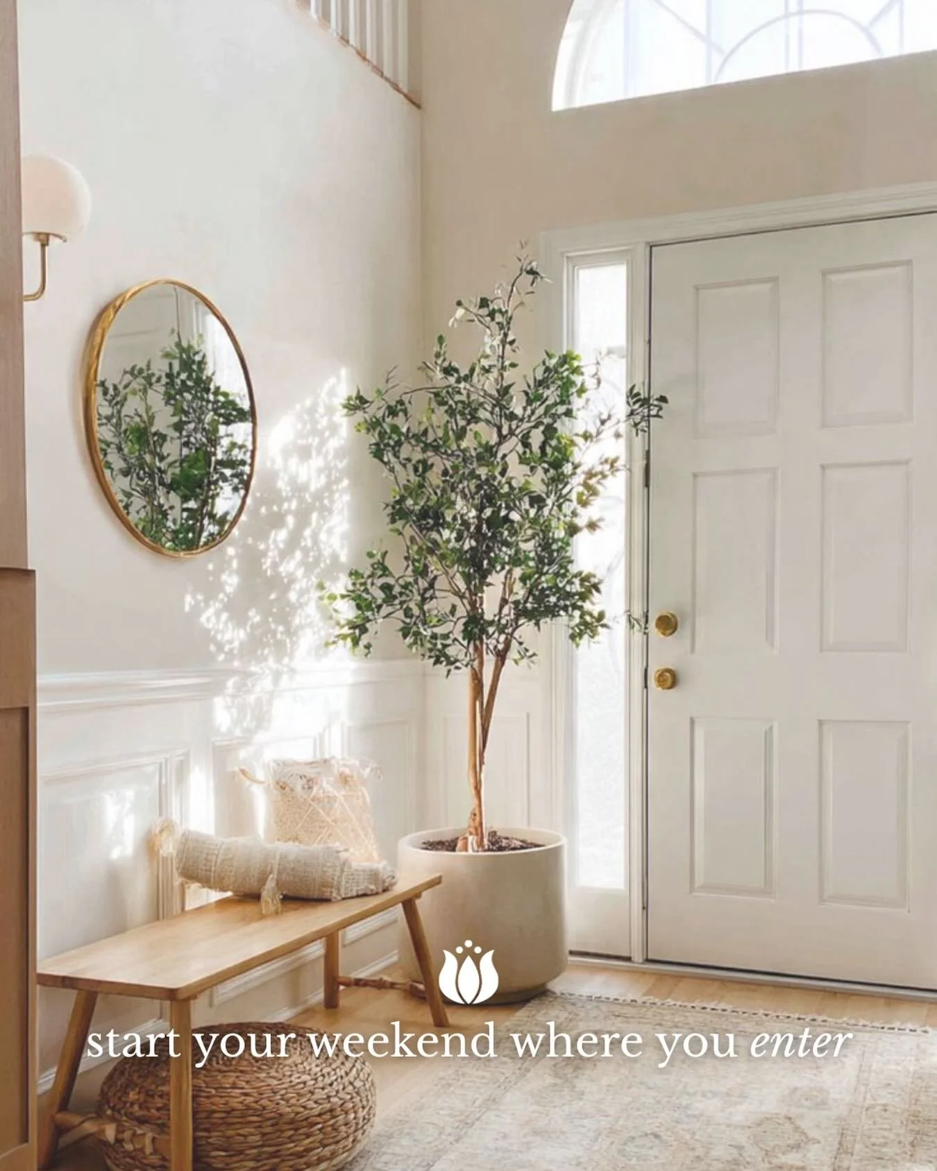 Starting where your eyes land first can set the tone for your entire home.

Reset your entryway this weekend and notice the difference when you walk in.

#helpyoudwell