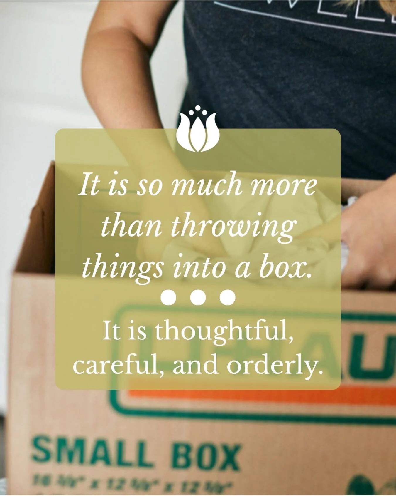 On today&rsquo;s blog, we&rsquo;re talking about moving - and why the process is so much more than packing boxes 📦🤍

From decluttering before a move to thoughtfully packing the things that make your house feel like home, every step matters. Our lat