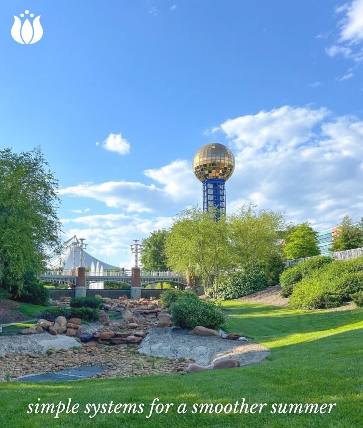 Knoxville summer is here☀️

Summer routines can bring a lot of extra movement into your home; towels, sunscreen, outdoor gear, travel bags, water bottles, and everything in between.

A few simple tips we love:

&bull; Keep summer essentials together 