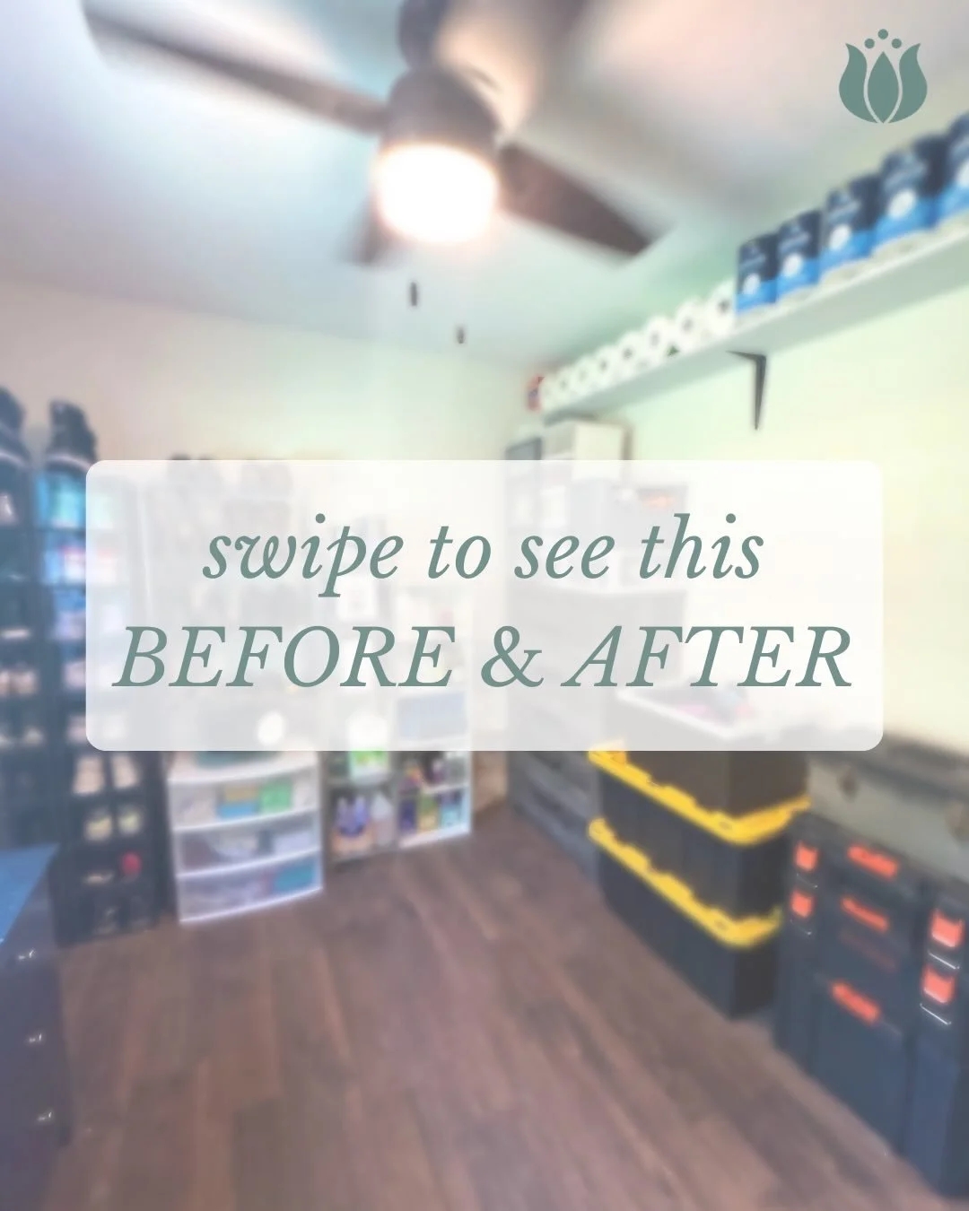 Swipe to see the transformation ➡️

What was once a catch-all storage space is now a room that feels functional, intentional, and easy to maintain.

Organization isn&rsquo;t always about adding more storage&mdash;often it&rsquo;s about creating syste