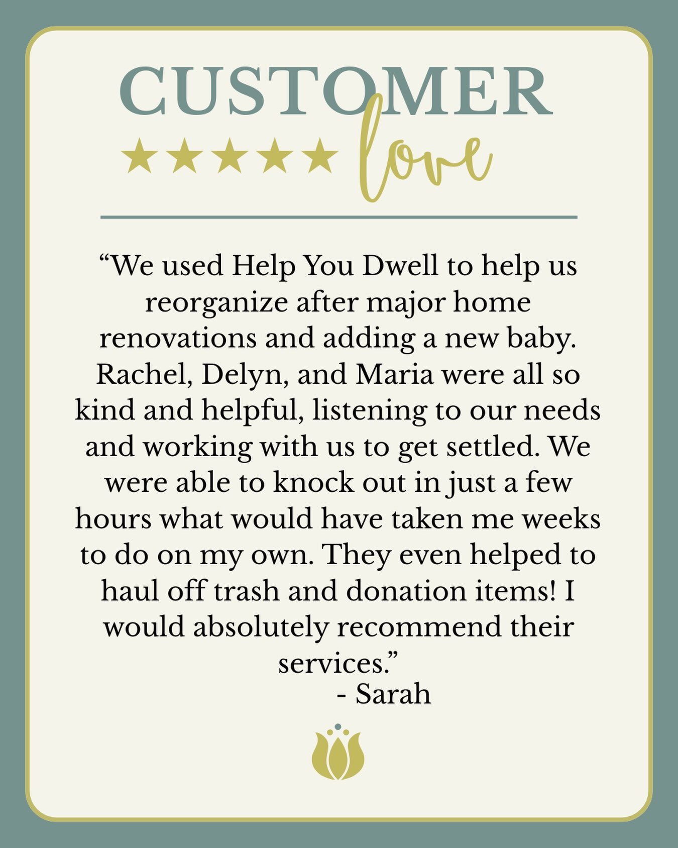 There&rsquo;s nothing more rewarding than hearing how our work made a difference in someone&rsquo;s home. 🤍

Thank you, Sarah, for trusting our team and for your kind words. We&rsquo;re so grateful to be a small part of your home&rsquo;s story! 🏠


