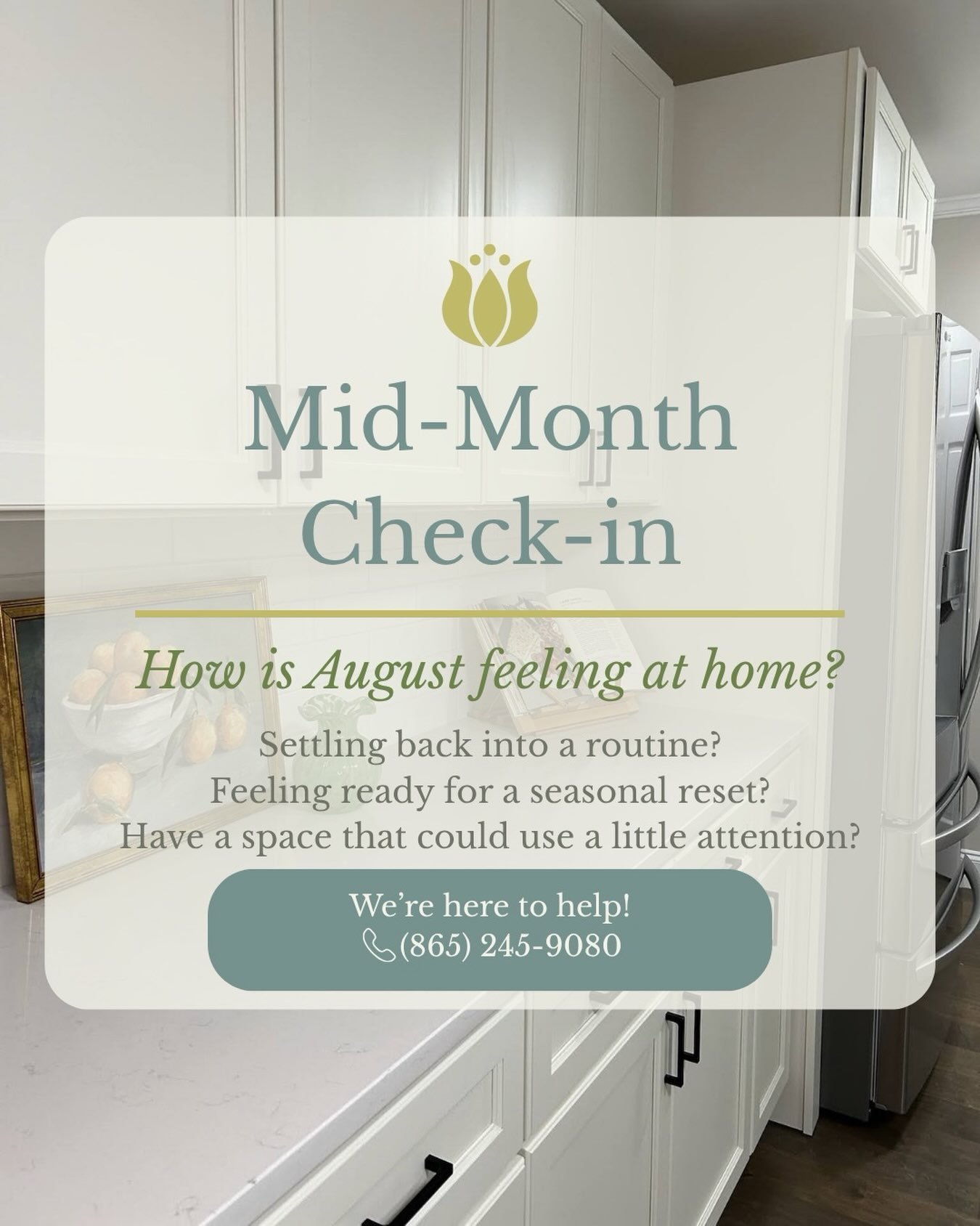 The August rush is real, but you don&rsquo;t have to tackle everything on your own. 

Whether you&rsquo;re settling into a new routine or finally ready to tackle that project on your list - we are here to help! 

Call/Text (865) 245-9080  #homeorgani