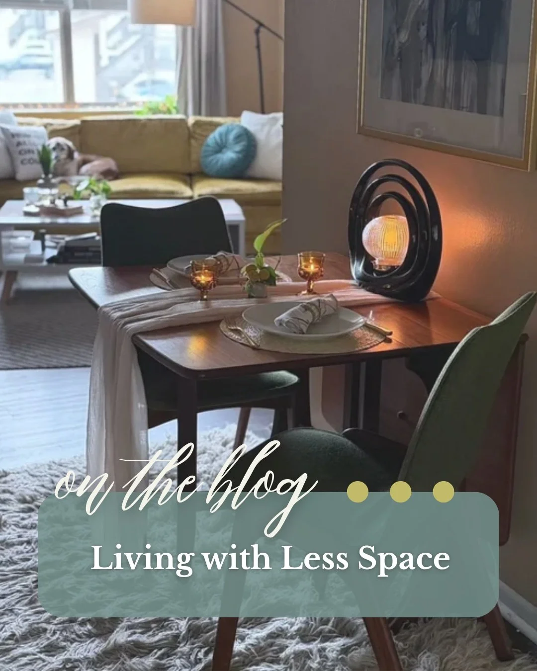 Small spaces can still make room for the things that matter most.

In our latest blog, we're sharing some thoughtful insight from our team member SK on what living in 900 square feet has taught her about making a smaller space feel like home!

Read m