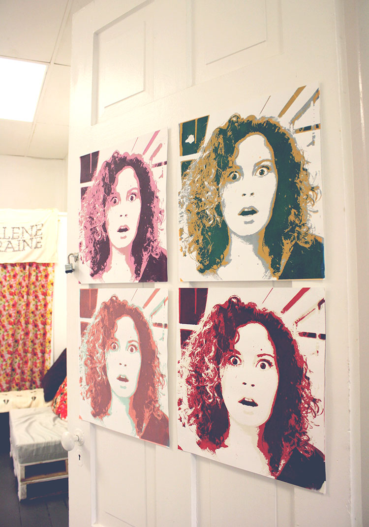 screen print self portraits