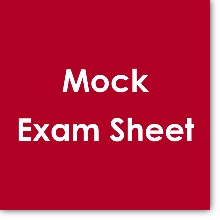 This Blank ABRSM Exam Sheet is the exact layout of what the adjudicator will use at the actual exam. Use this for a Mock Exam or other pursposes.