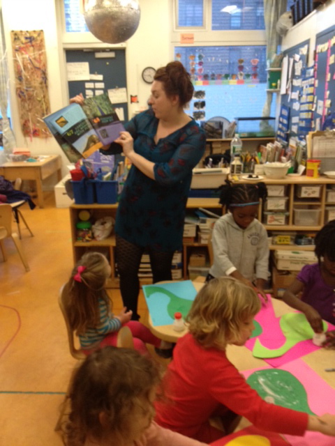 Learning about unusual creatures and making peacocks!