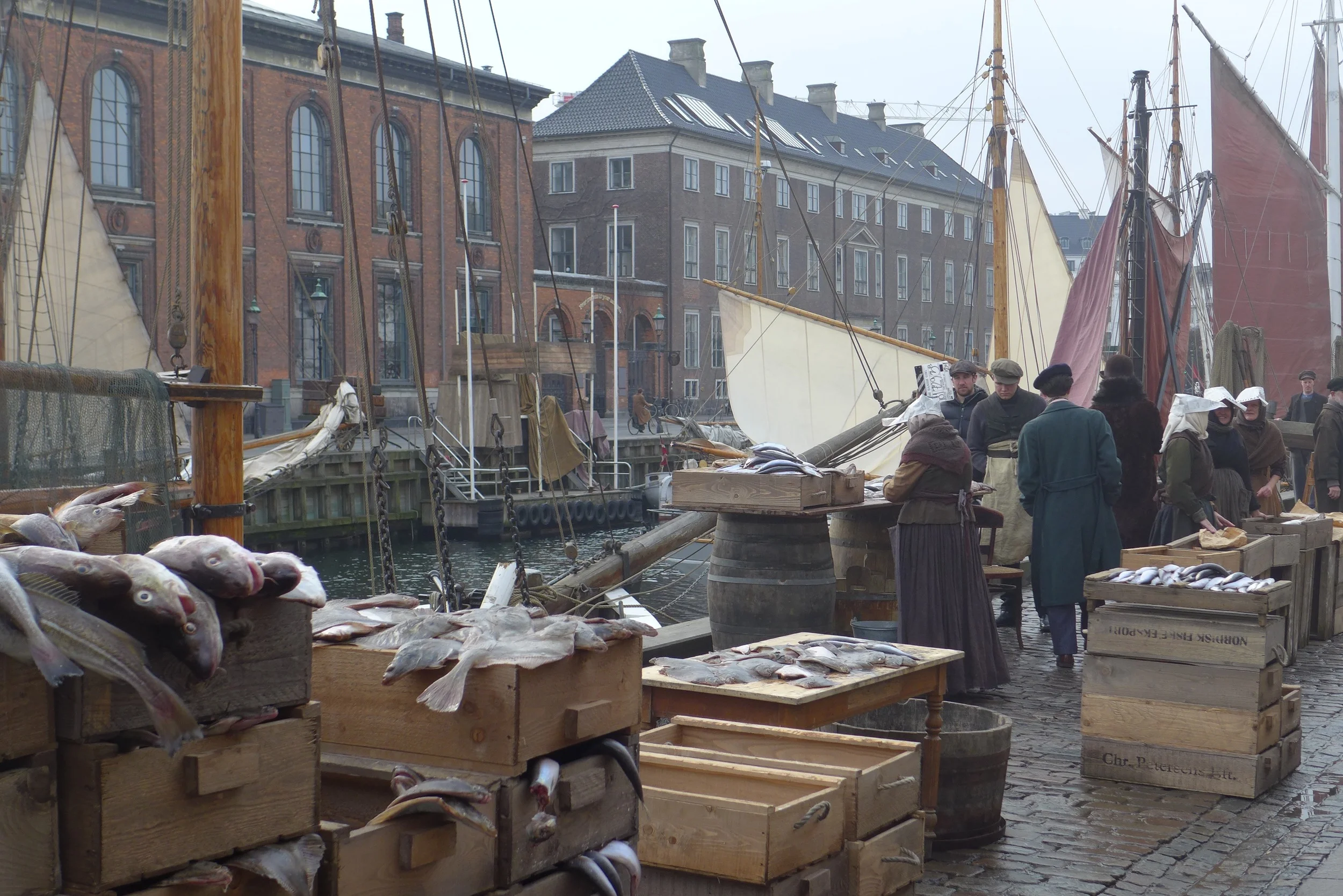 The Danish Girl. Copenhagen Harbour. Production Design Eve Stewart. Set Decoration Mike Standish. 