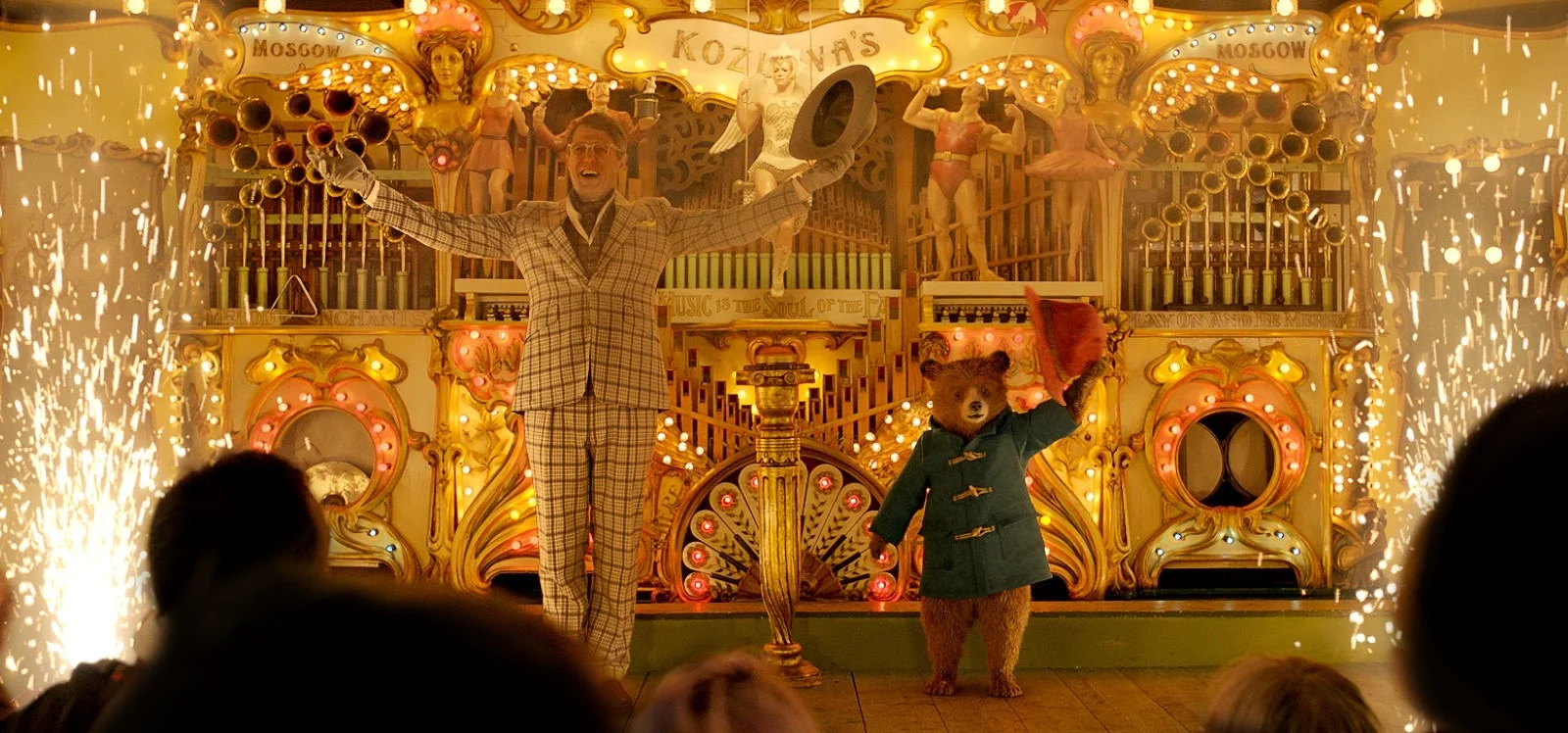 Paddington 2. Kozlova's Steam Organ. Courtesy of Heyday Films. Production Design Gary Williamson. Set Decoration Cathy Cosgrove.