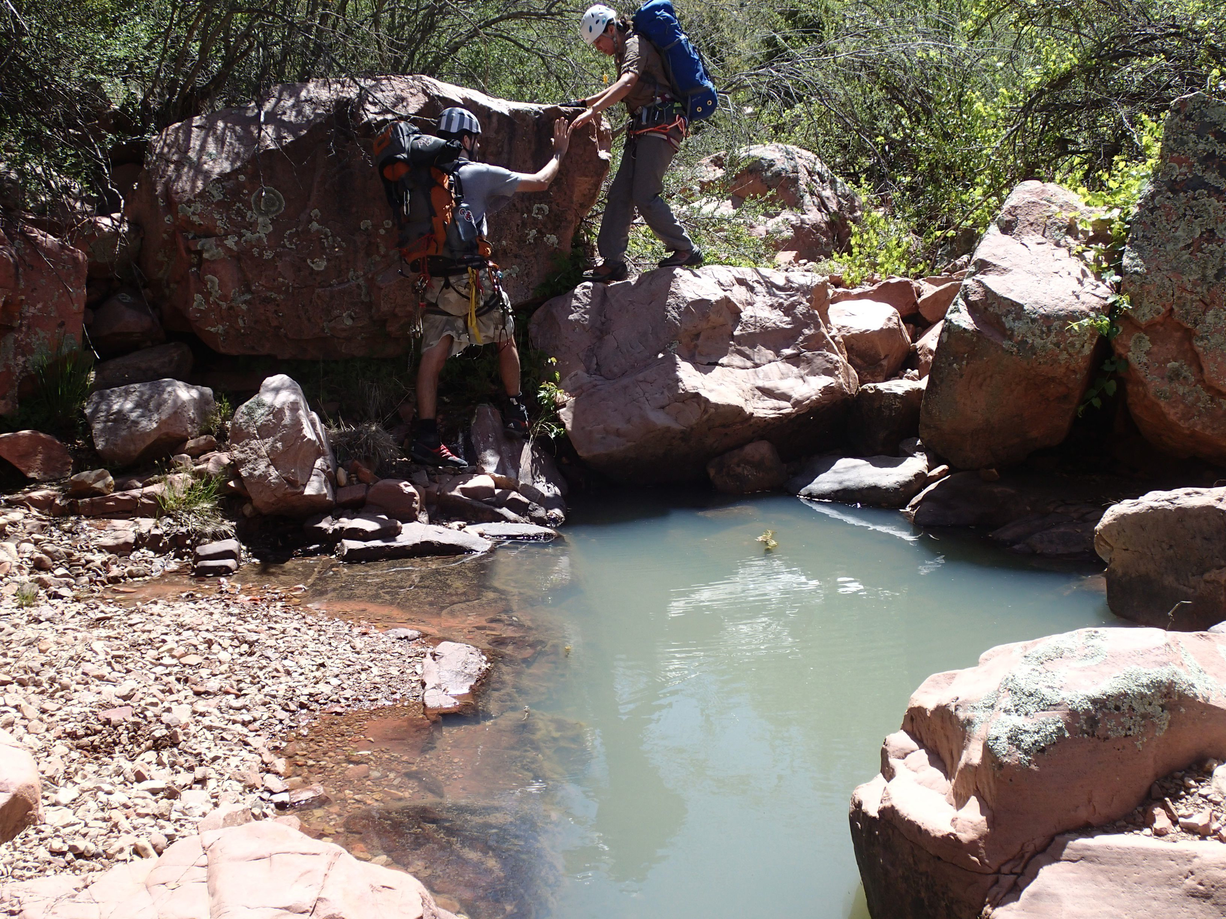 Salome Creek (Grotto Pool) Canyon - Canyoneering, AZ