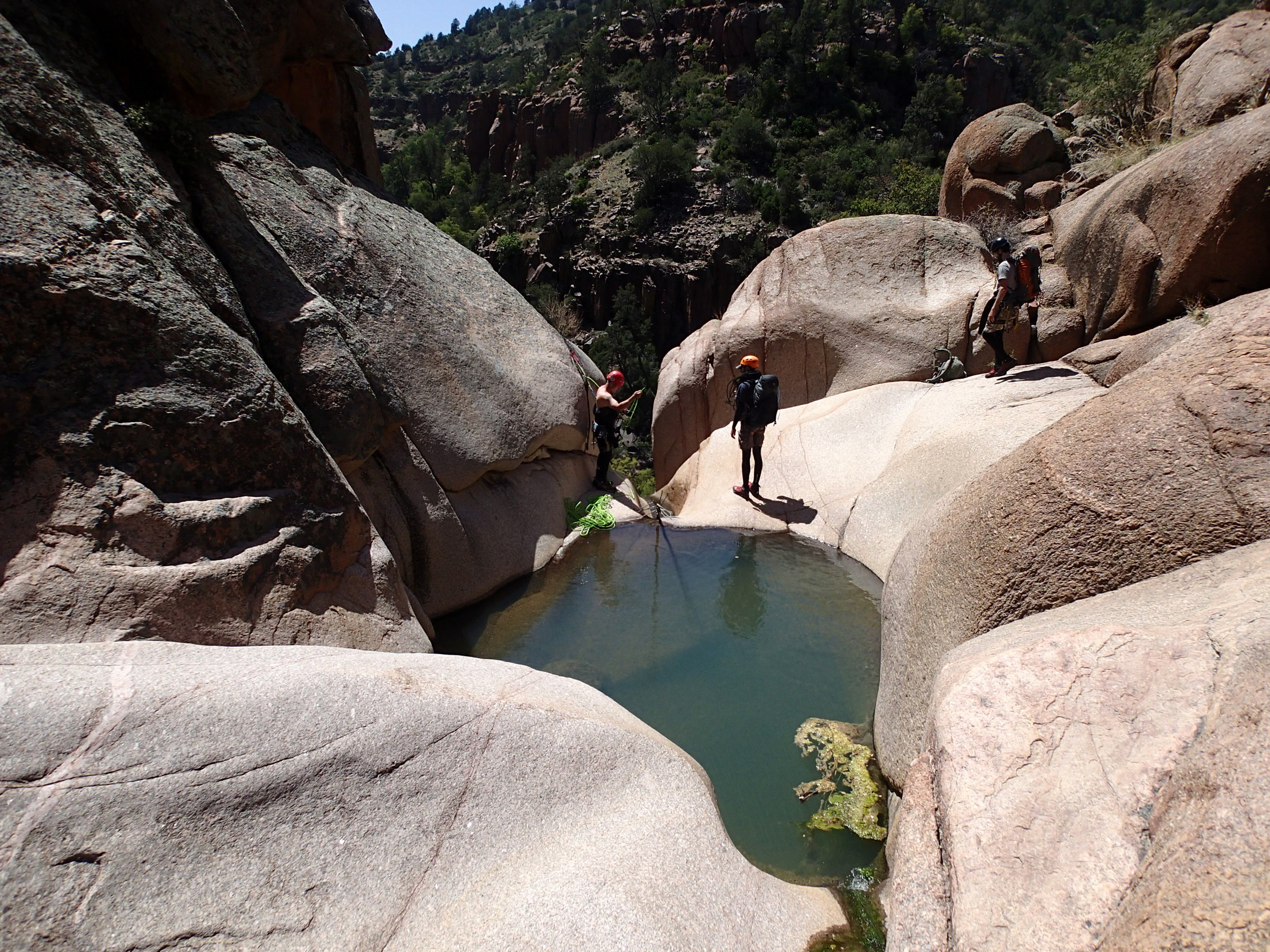 Salome Creek (Grotto Pool) Canyon - Canyoneering, AZ