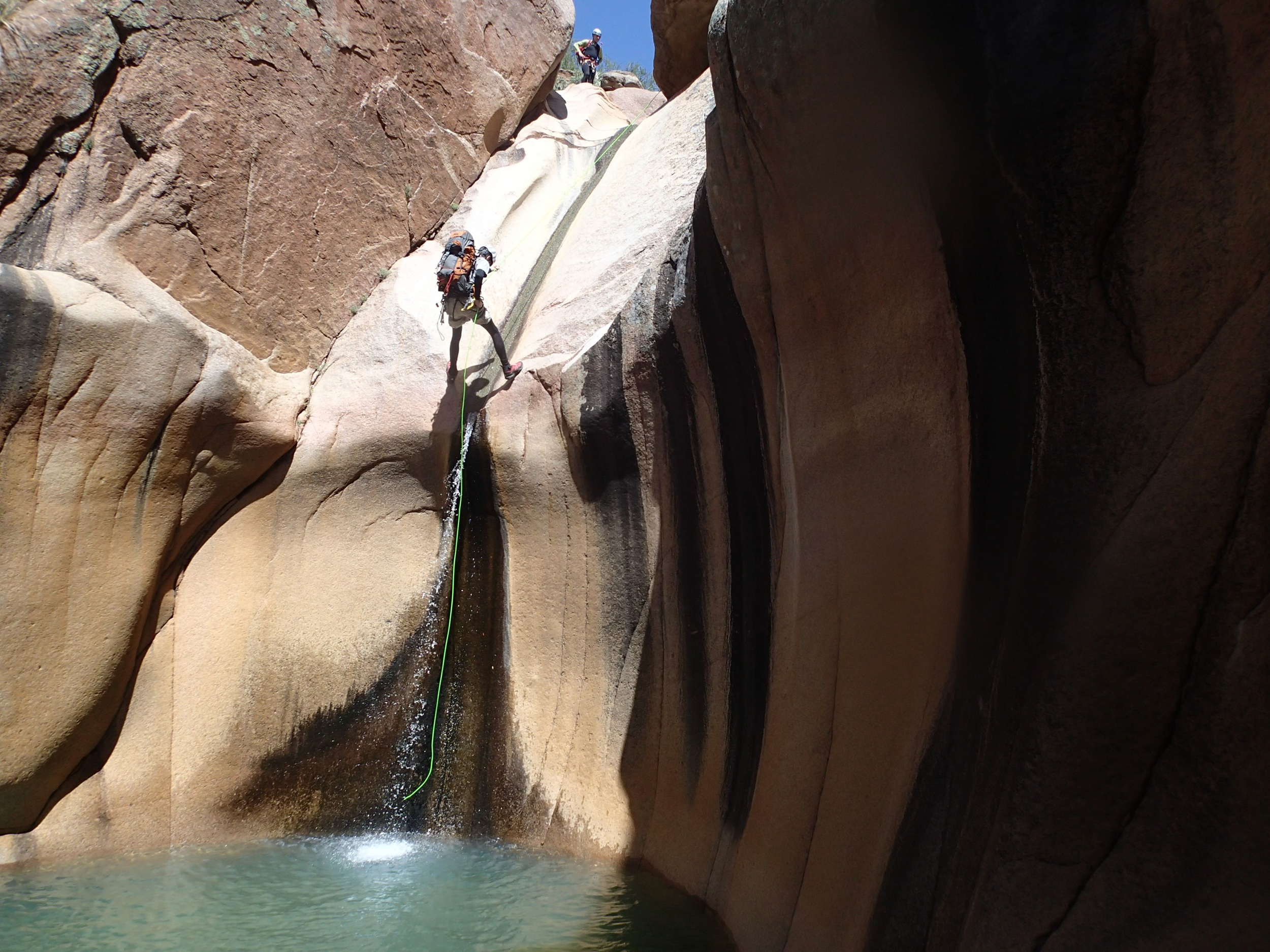 Salome Creek (Grotto Pool) Canyon - Canyoneering, AZ