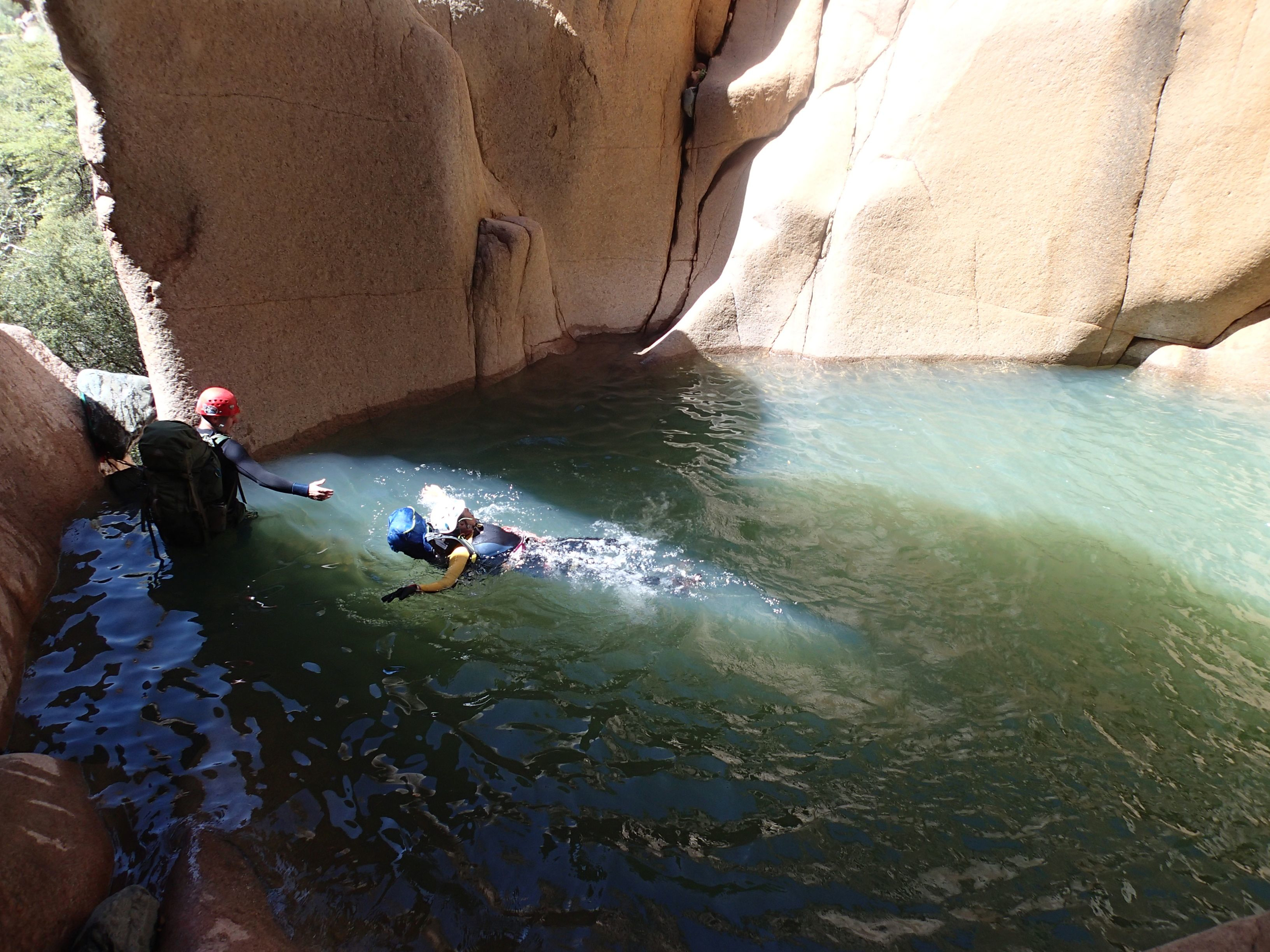 Salome Creek (Grotto Pool) Canyon - Canyoneering, AZ