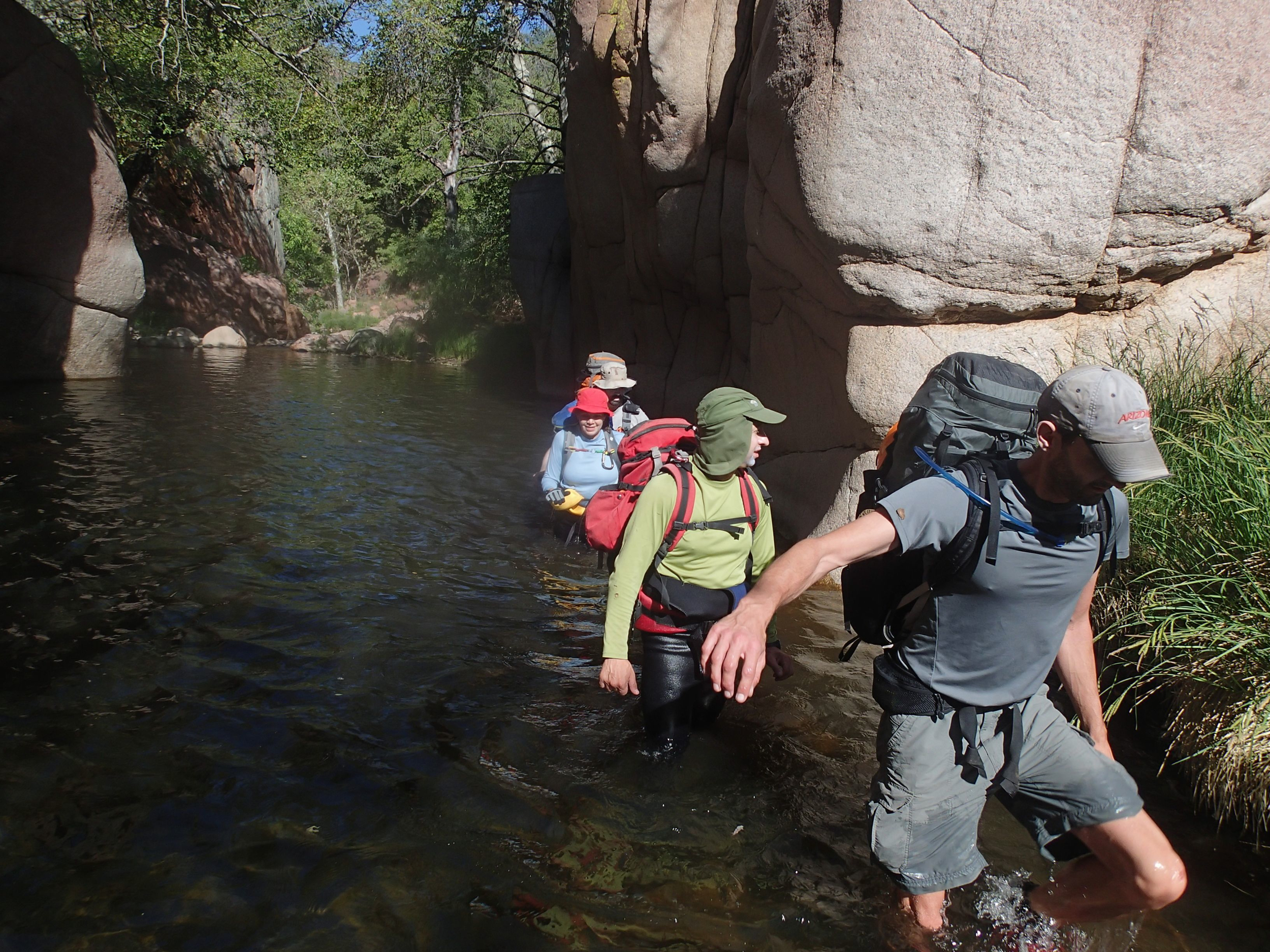 Salome Creek (Grotto Pool) Canyon - Canyoneering, AZ