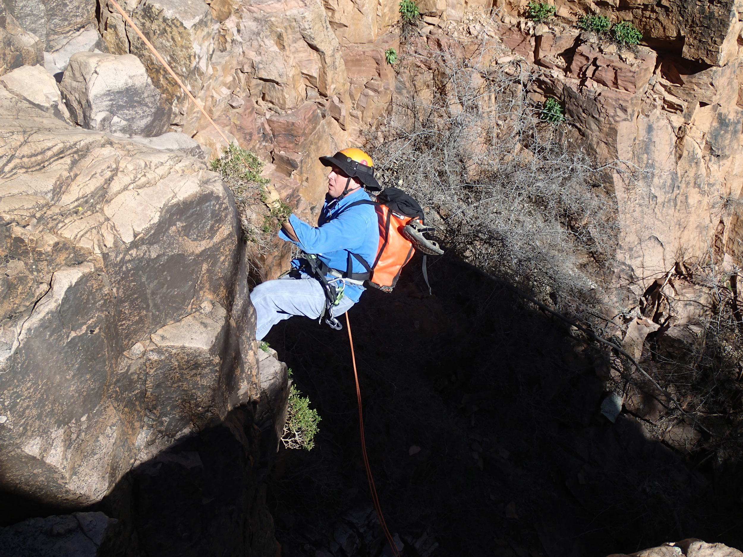 Waterslides Canyon, AZ - On Rope Canyoneering