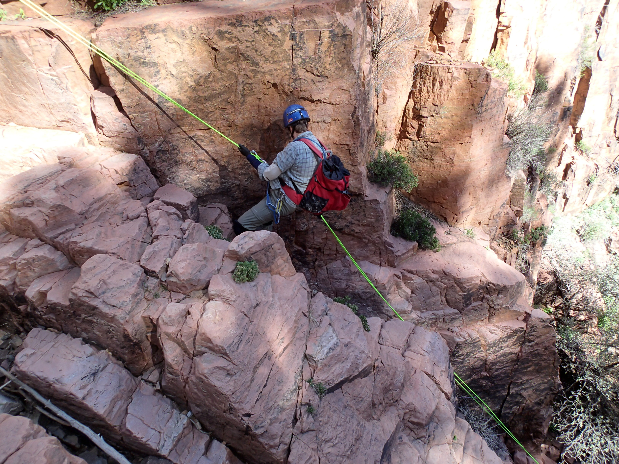Waterslides Canyon, AZ - On Rope Canyoneering
