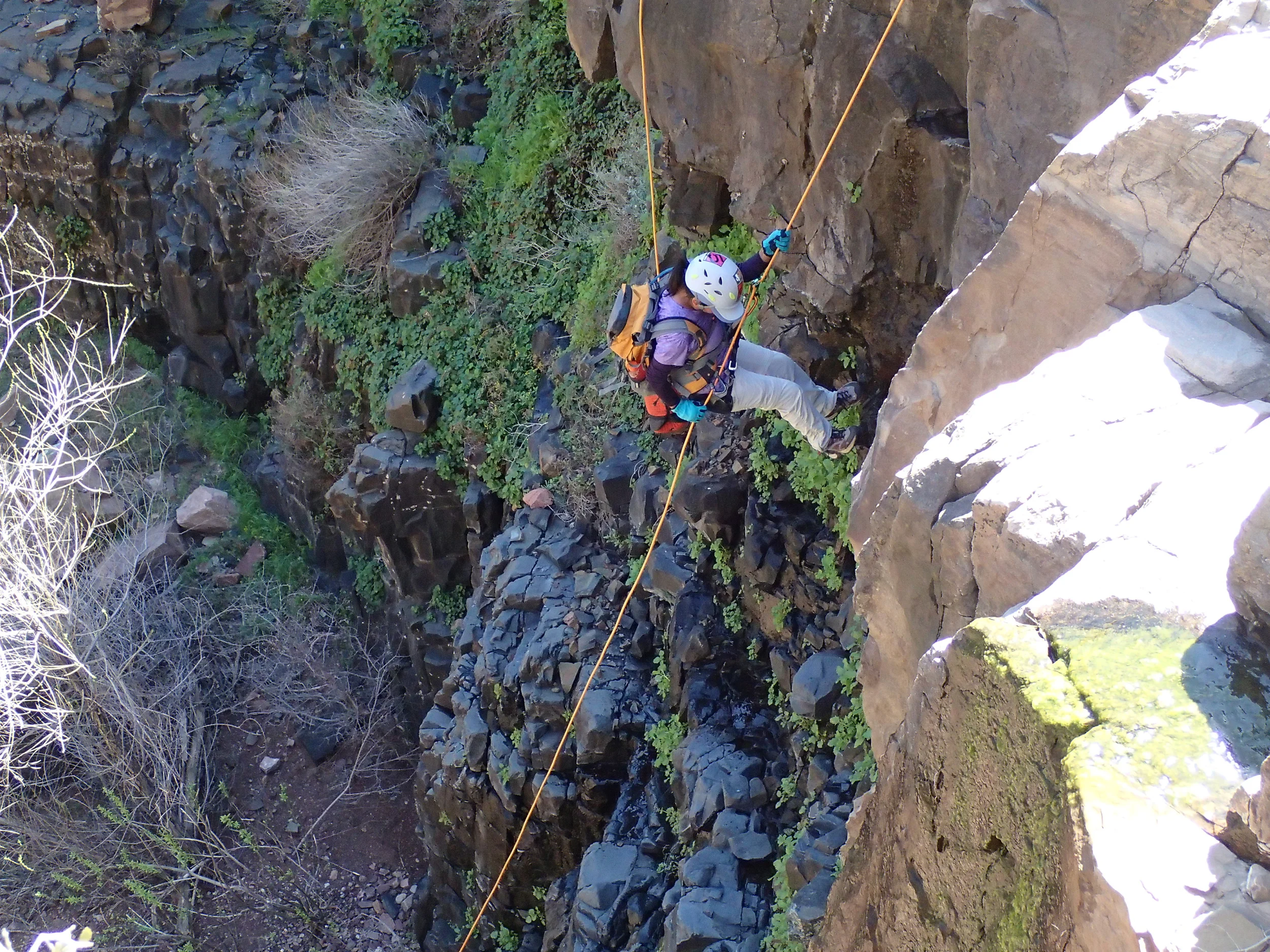 Waterslides Canyon, AZ - On Rope Canyoneering
