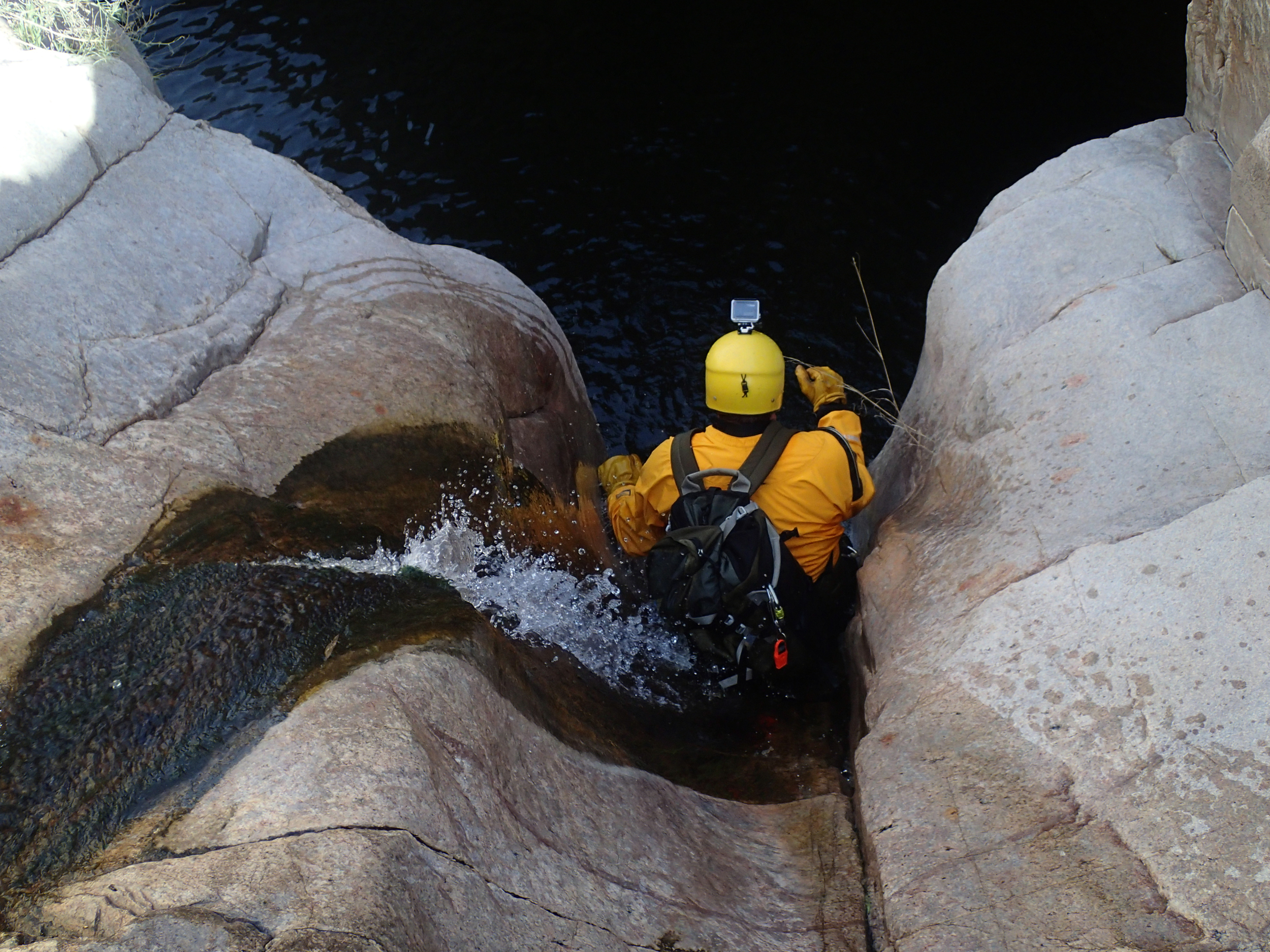 Waterslides Canyon, AZ - On Rope Canyoneering