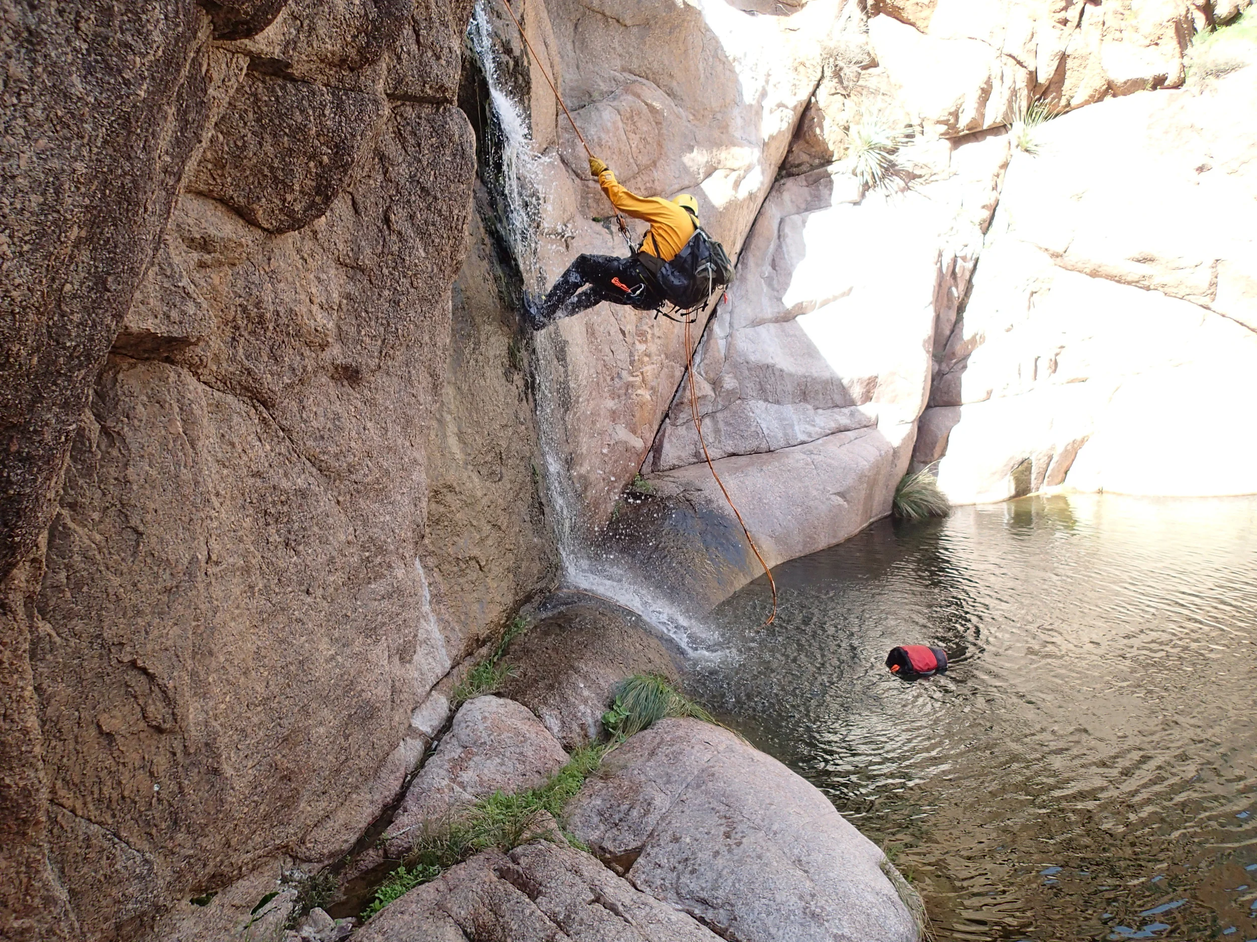 Waterslides Canyon, AZ - On Rope Canyoneering