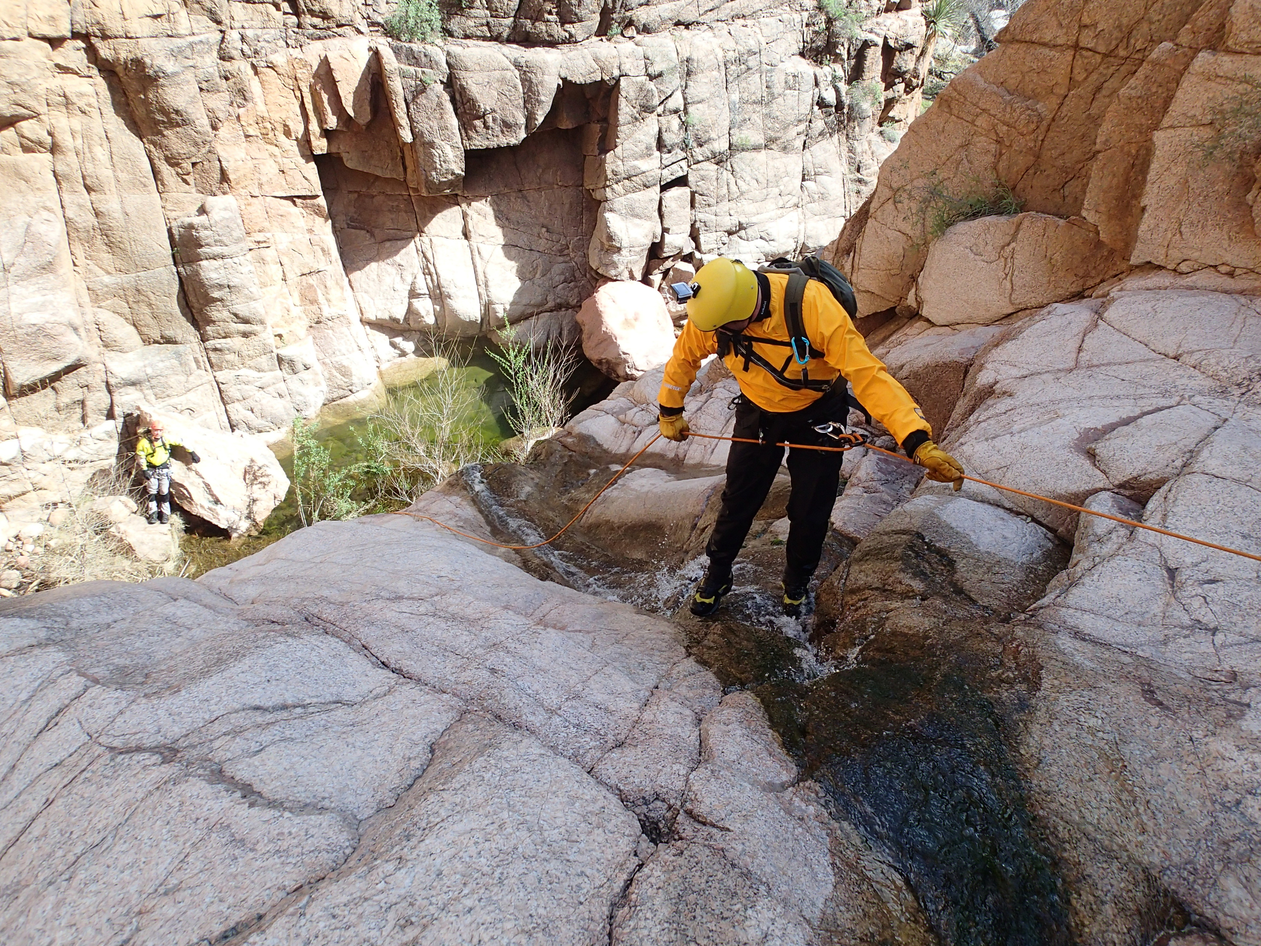 Waterslides Canyon, AZ - On Rope Canyoneering