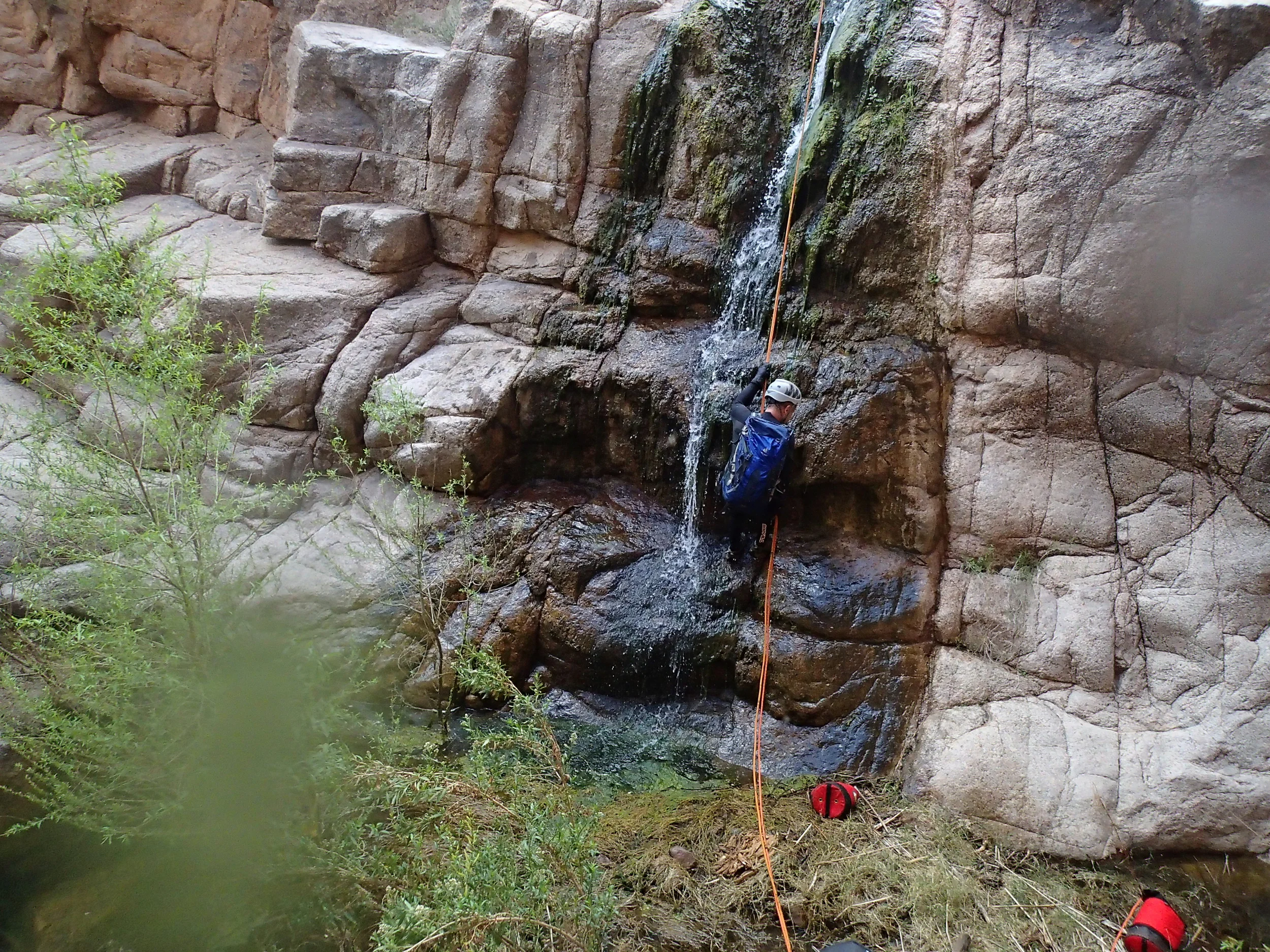 Waterslides Canyon, AZ - On Rope Canyoneering