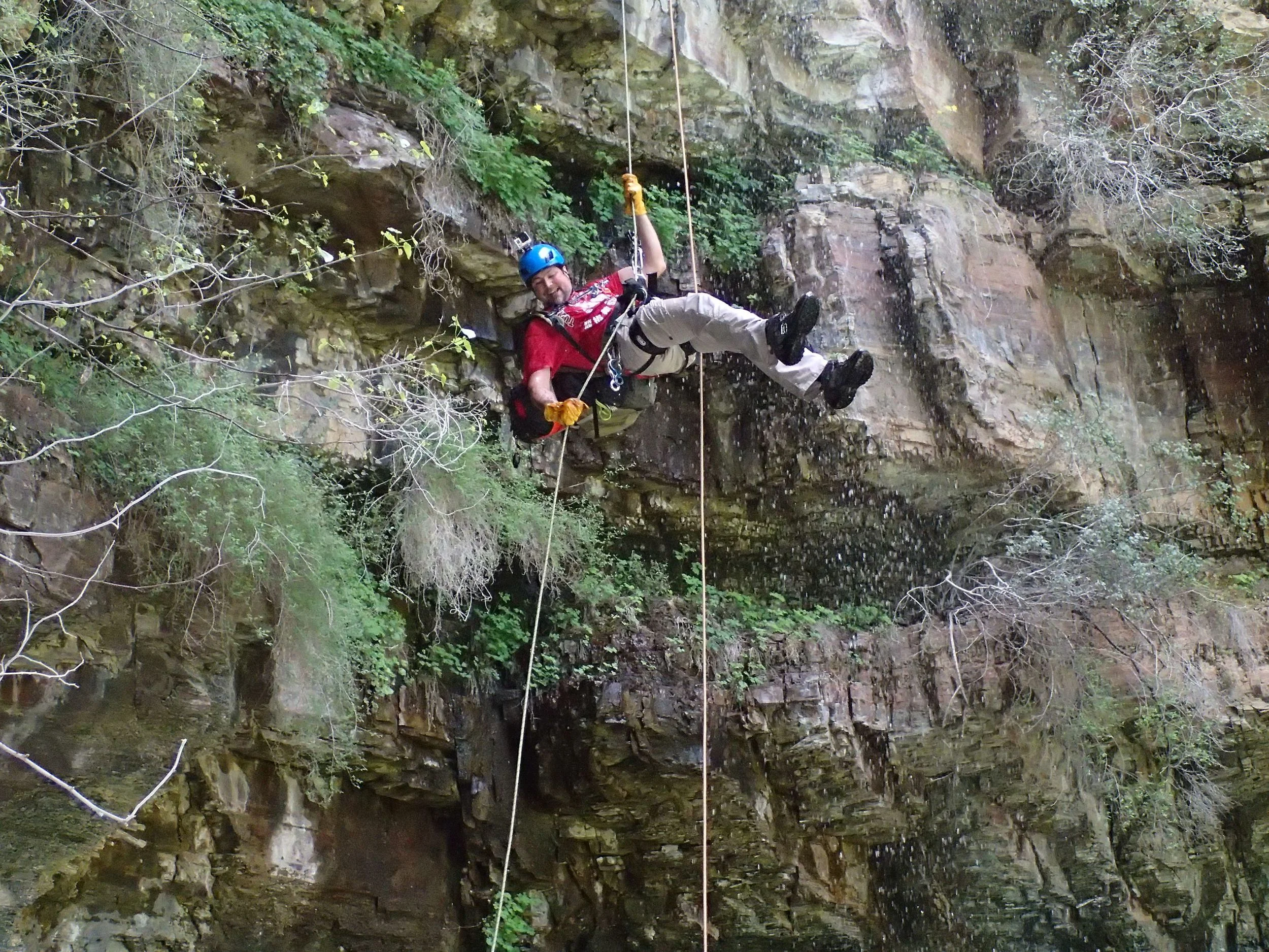 Basic Rappelling Practice