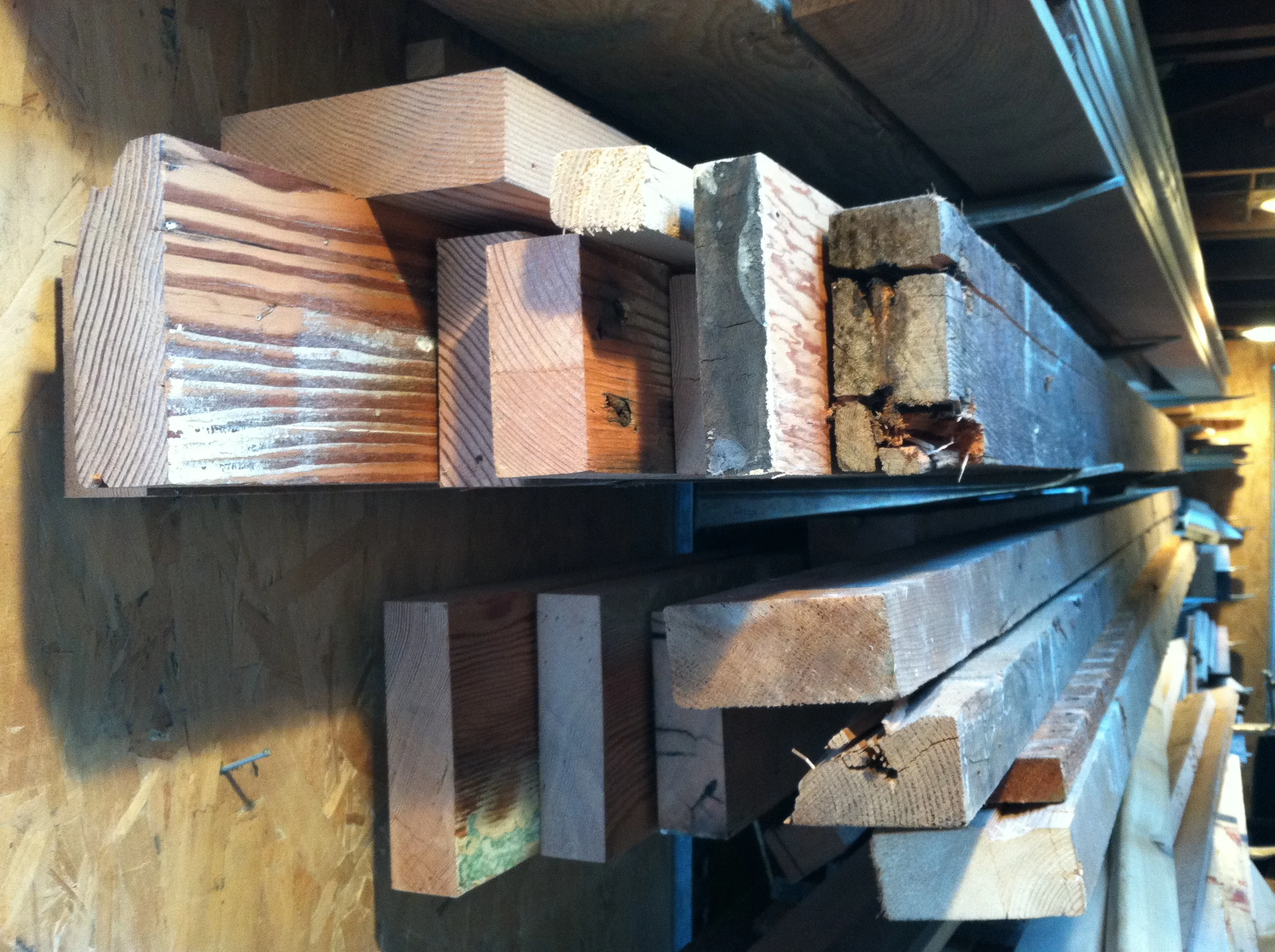 Salvaged 2x4 Fir Studs