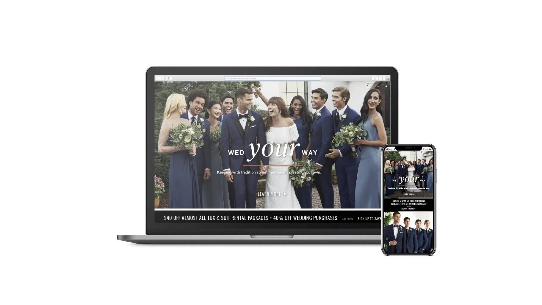 Men's Wearhouse Site Redesign — Joel Judal