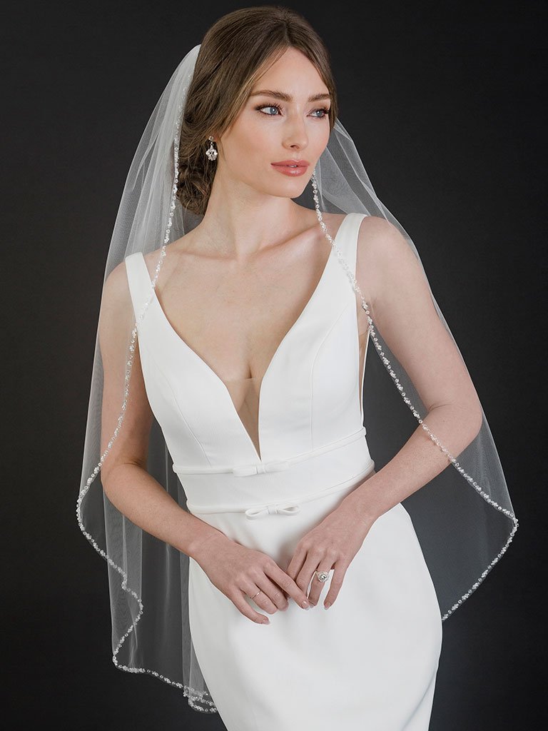 Size 60 Bel Aire V7711 Ivory Veil – Bridal Sense