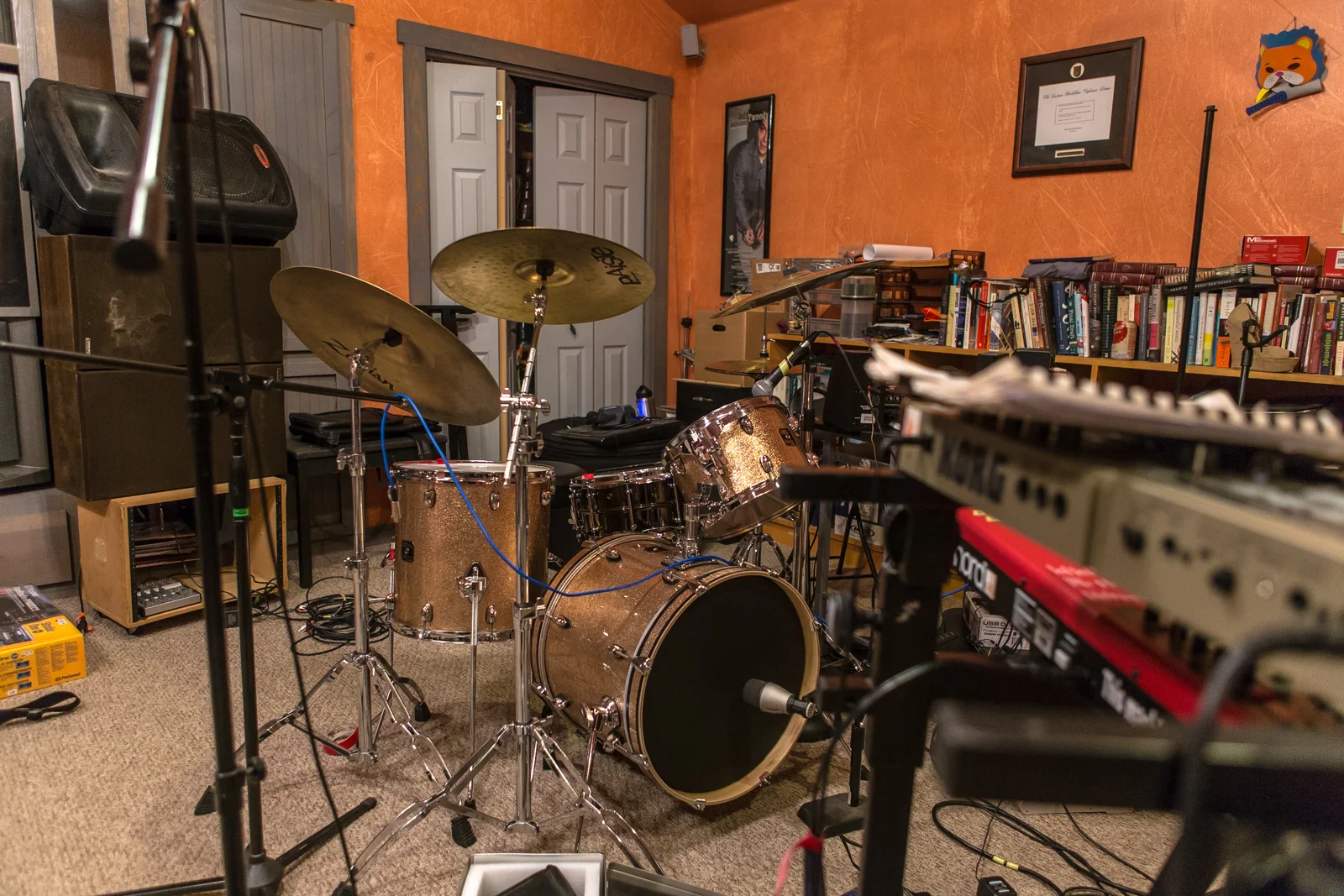 Borrisokane's practice space in South Austin.