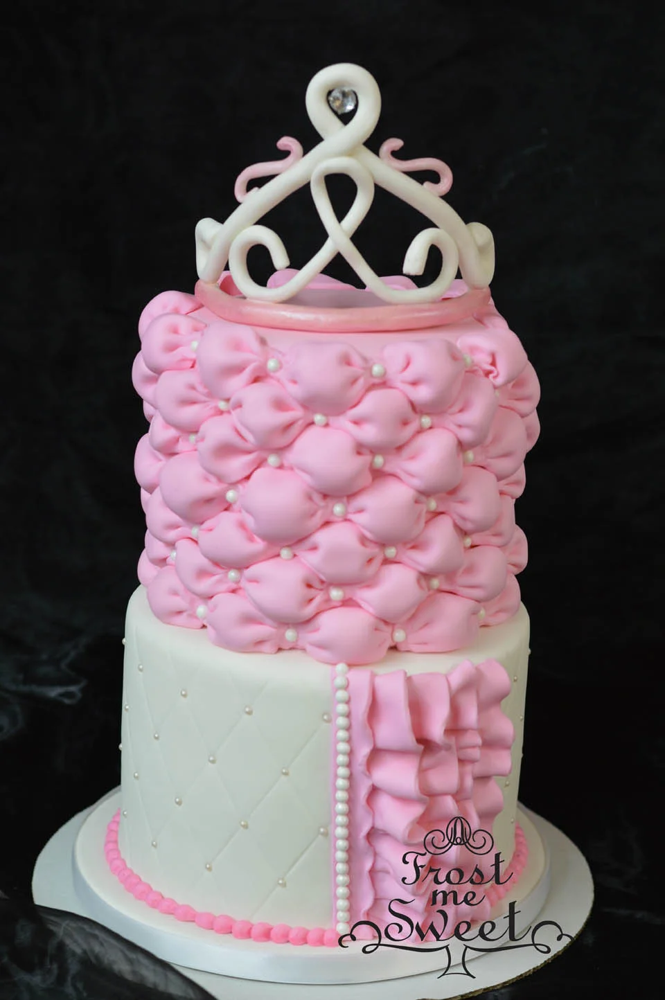 Pink princess cake