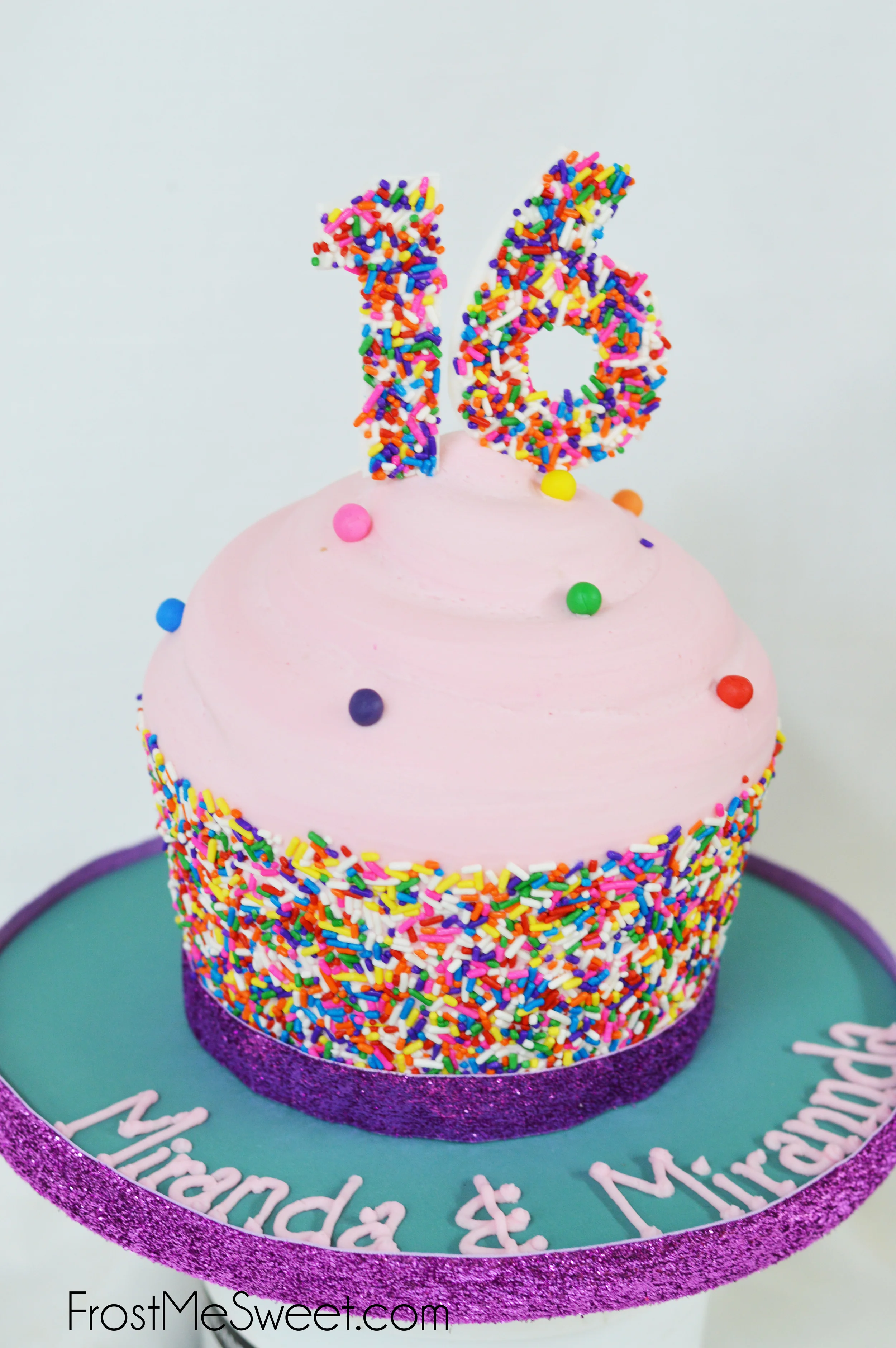 Jumbo cupcake cake sweet 16