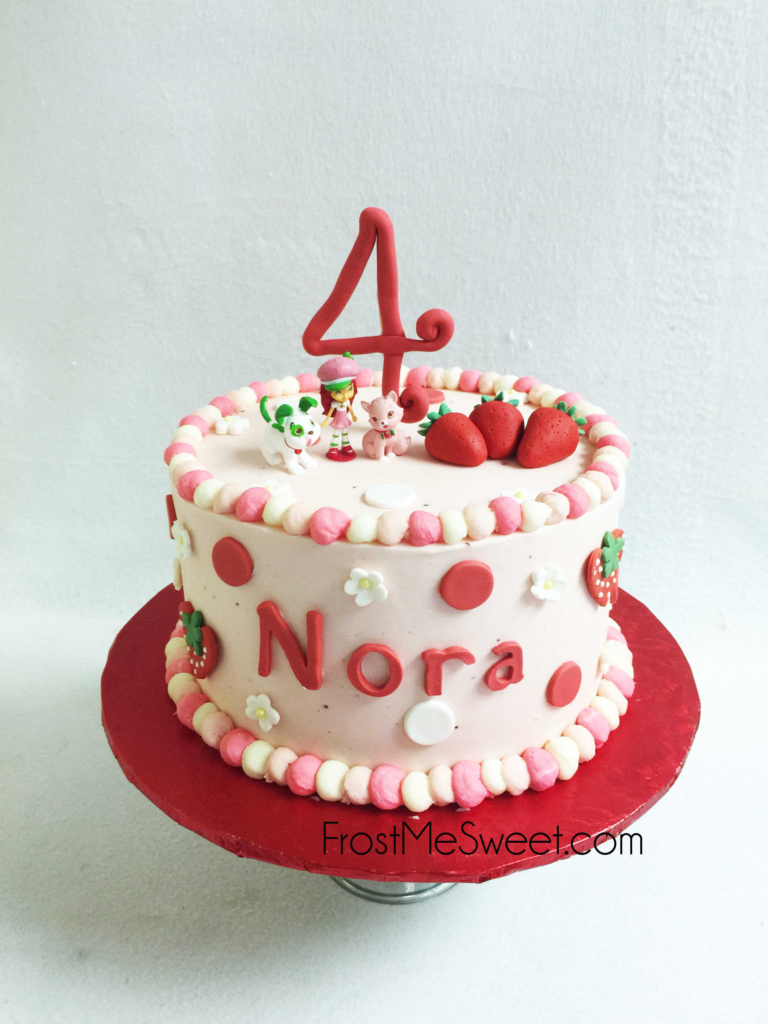 Strawberry shortcake cake