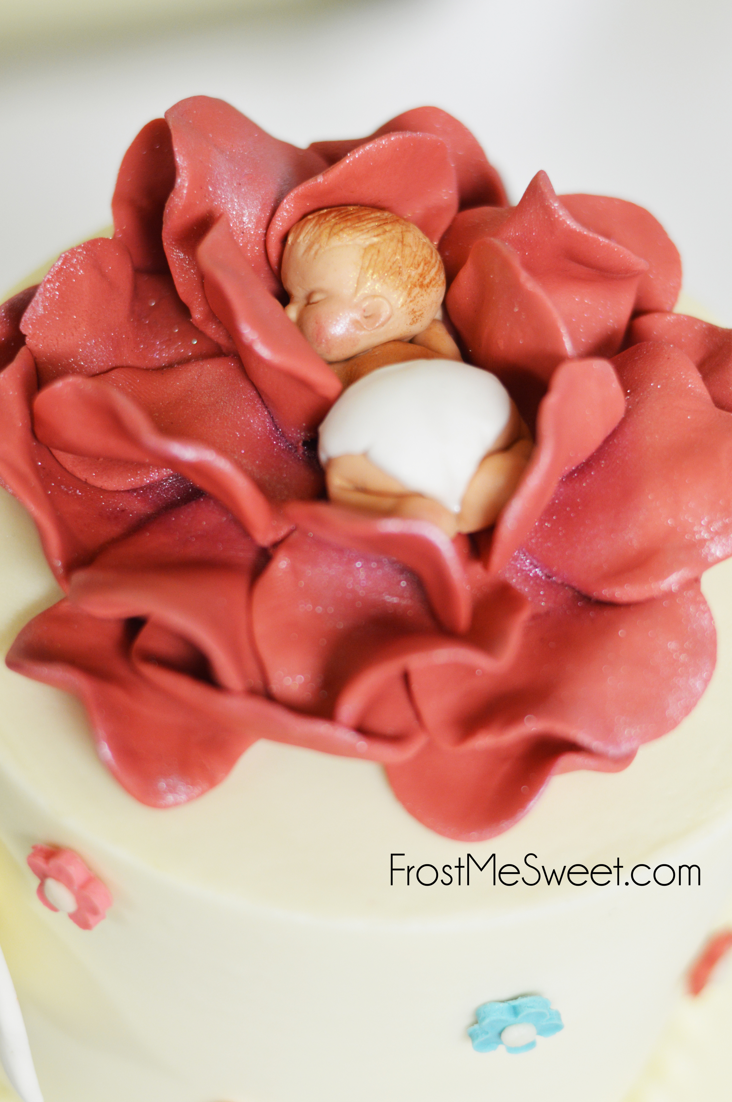Flower Garden Baby Shower cake