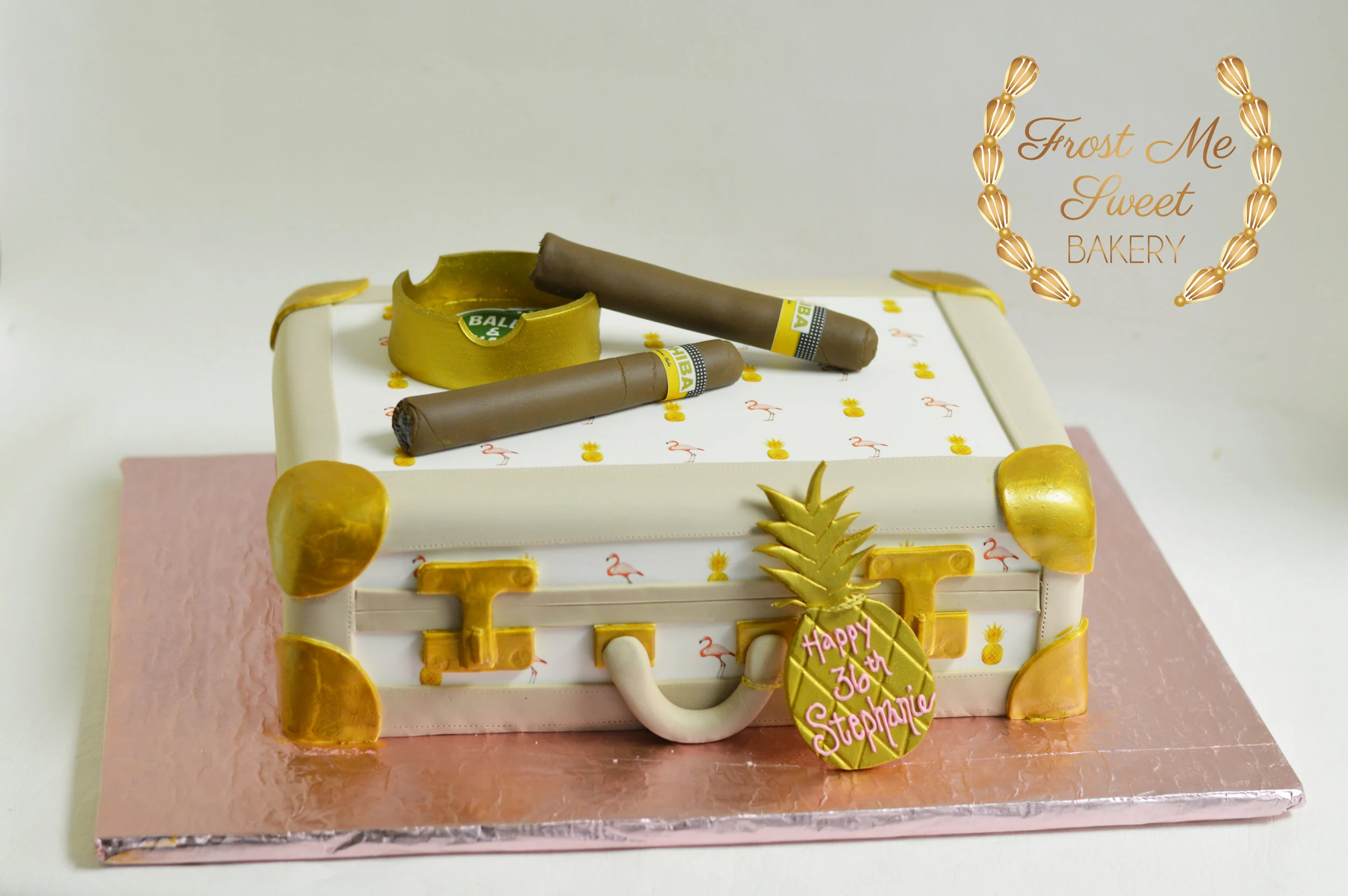 cigar florida suitcase cake.jpg