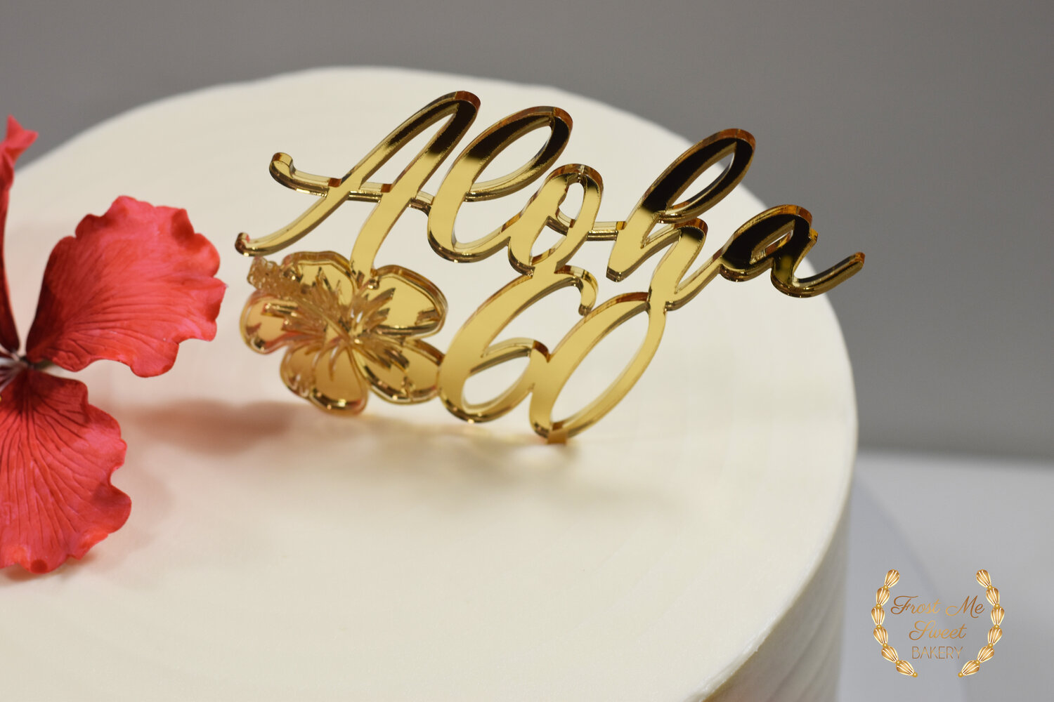 Personalised Acrylic Cake Topper,Choice Of Wording And Colours