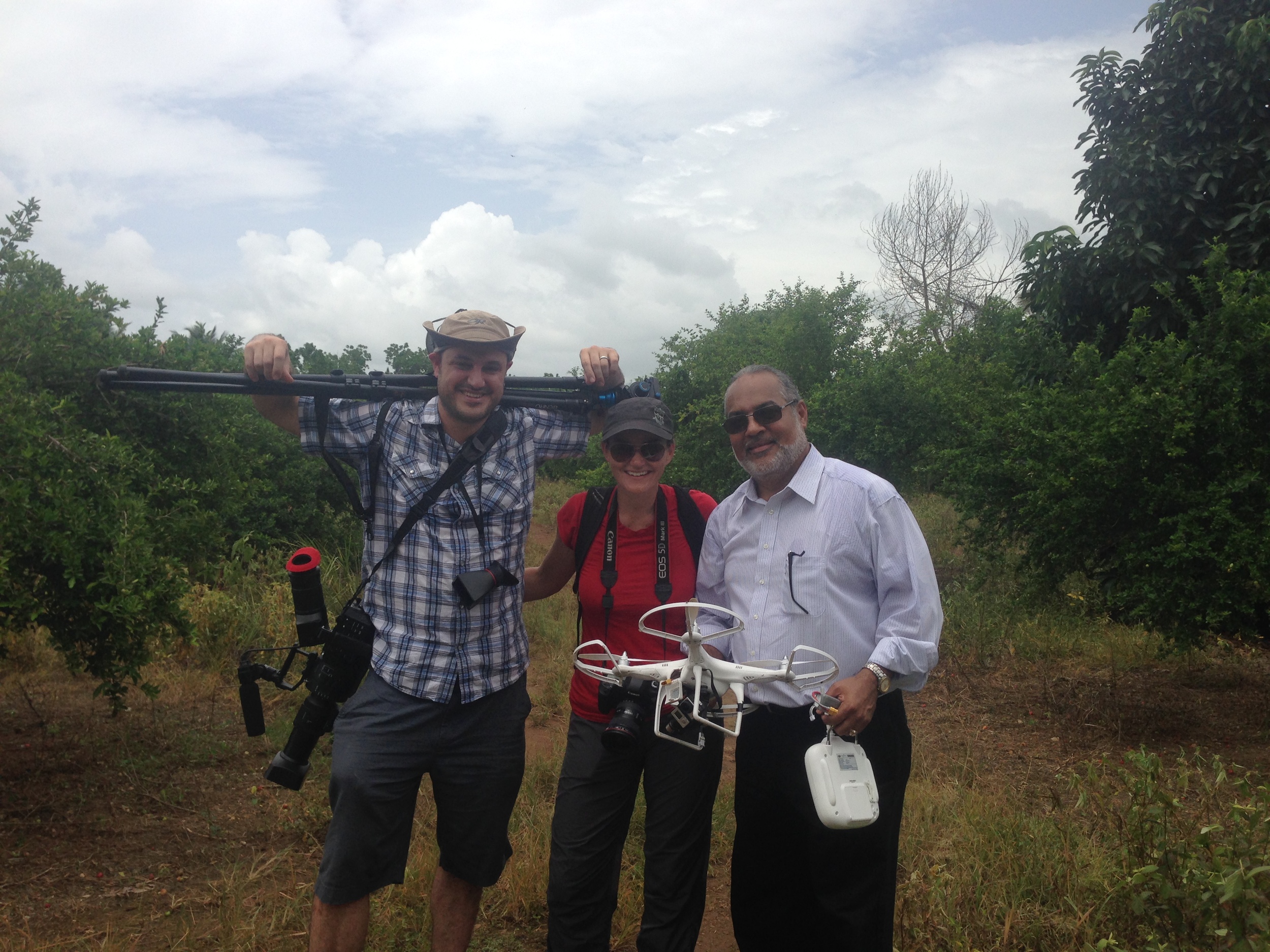 From left: Brian Clark, Erin Wickersham and Ramon Lopez.