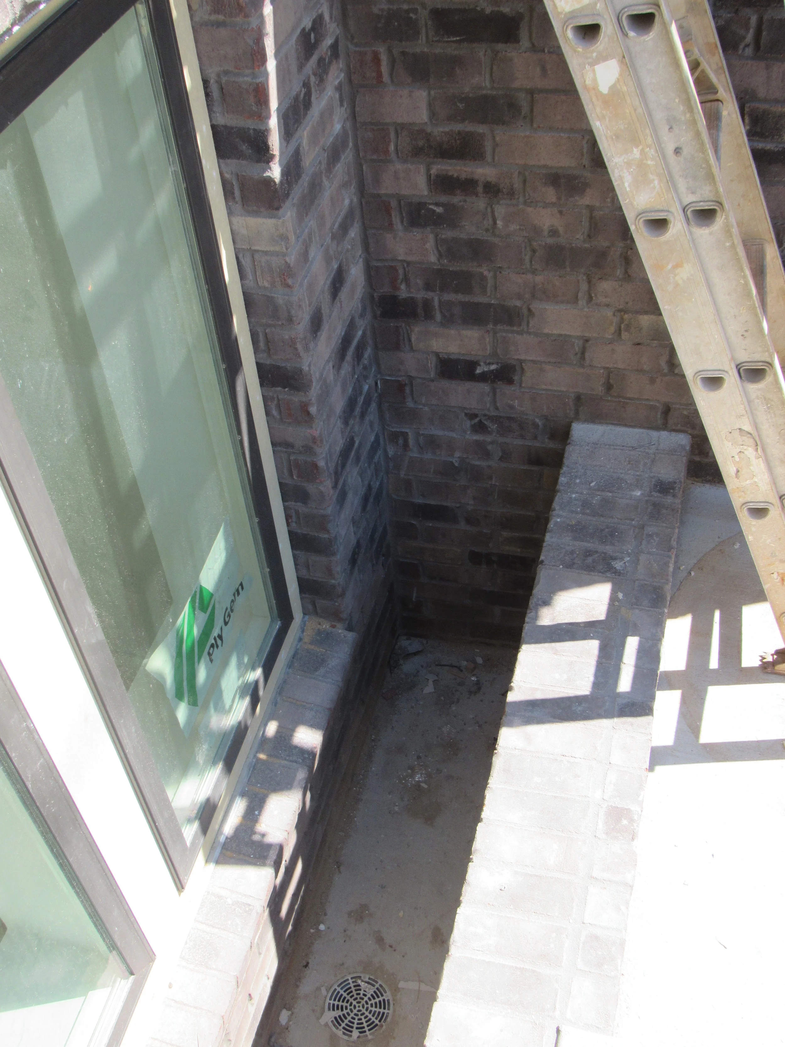  light well at building 200, mid-construction 