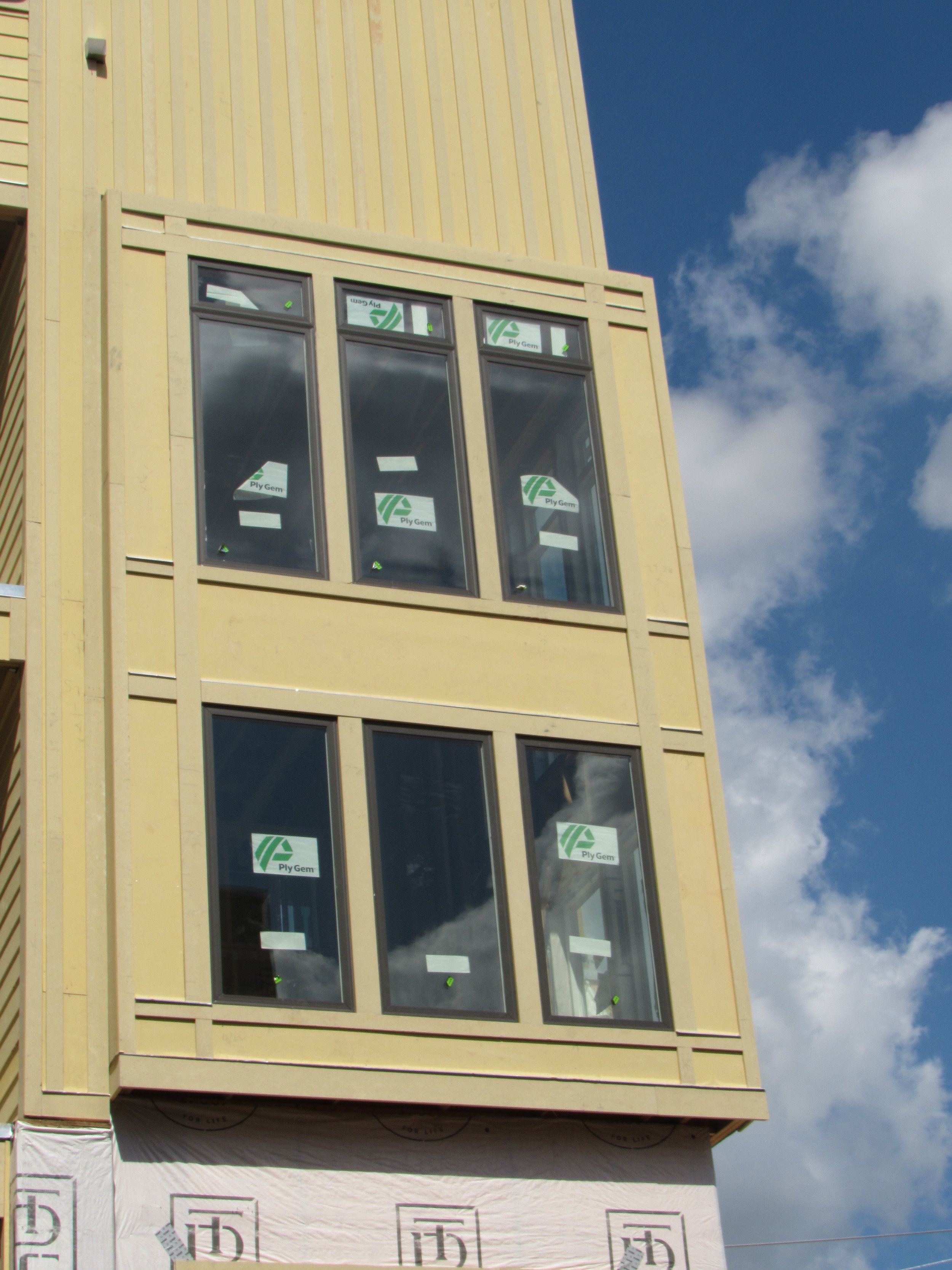  corner window bump out, mid-construction 
